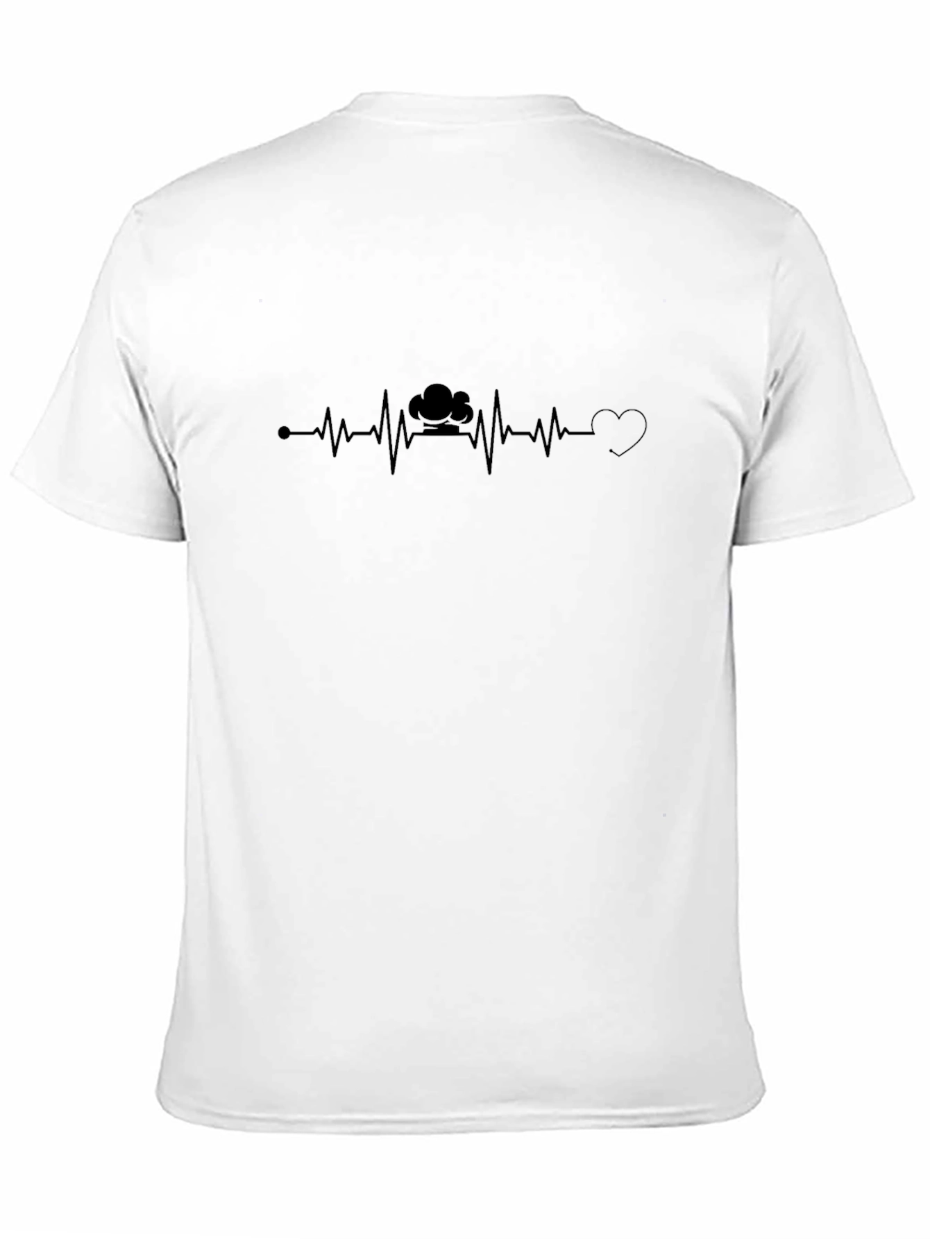 Chef Heartbeat Black T-Shirt