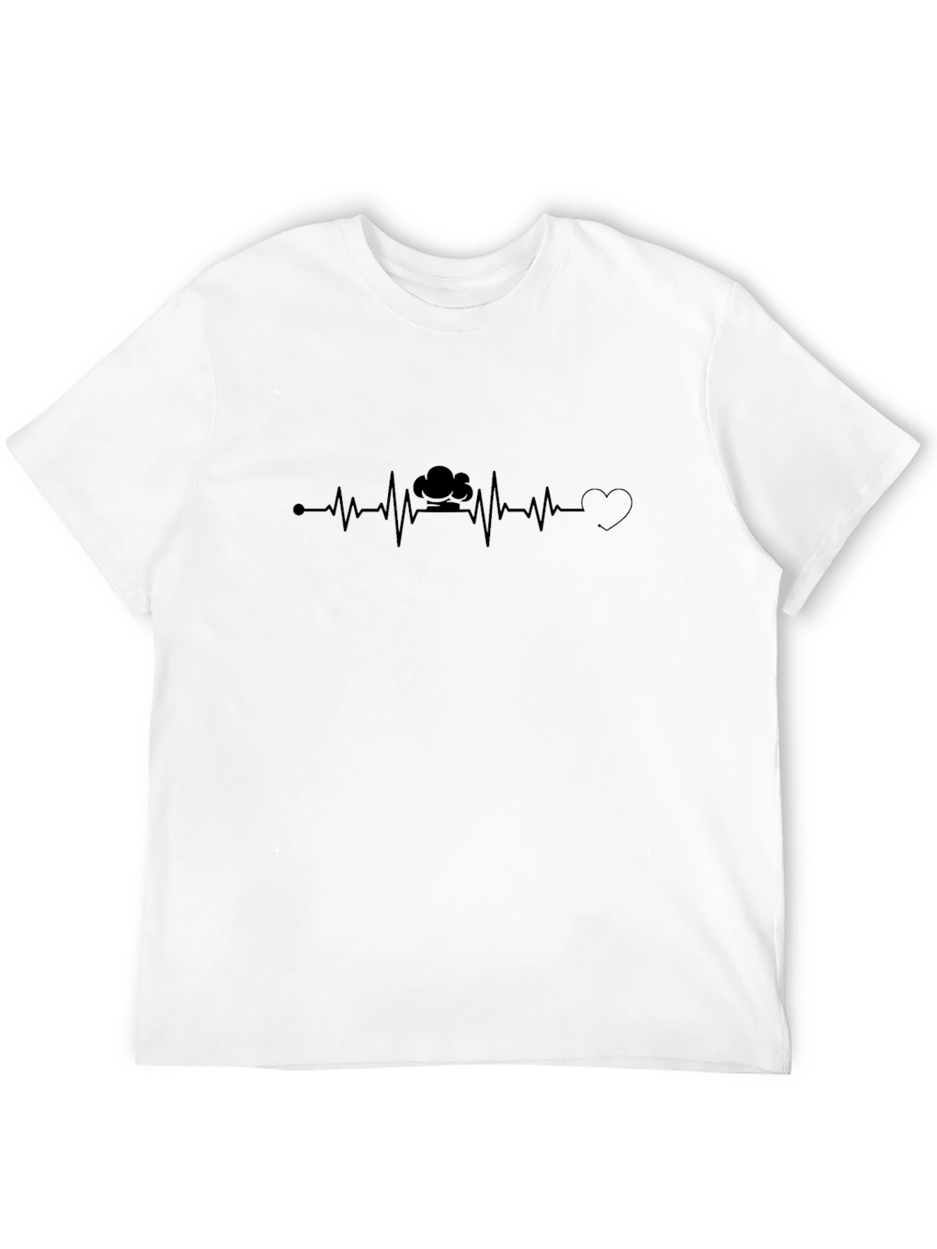 Chef Heartbeat Black T-Shirt