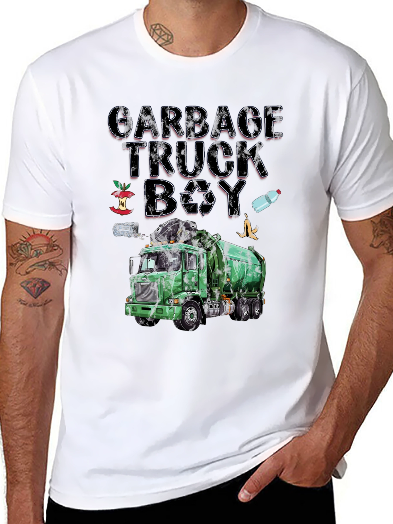 Garbage Truck Boy T-Shirt