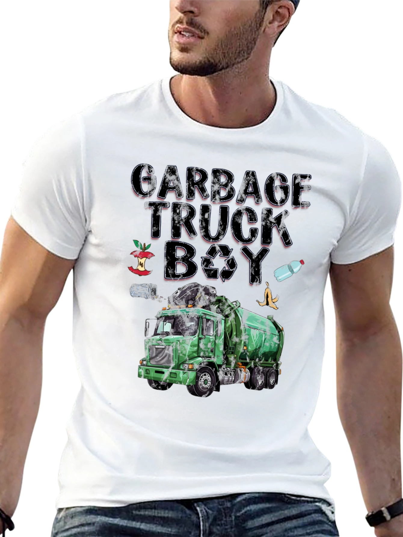 Garbage Truck Boy T-Shirt