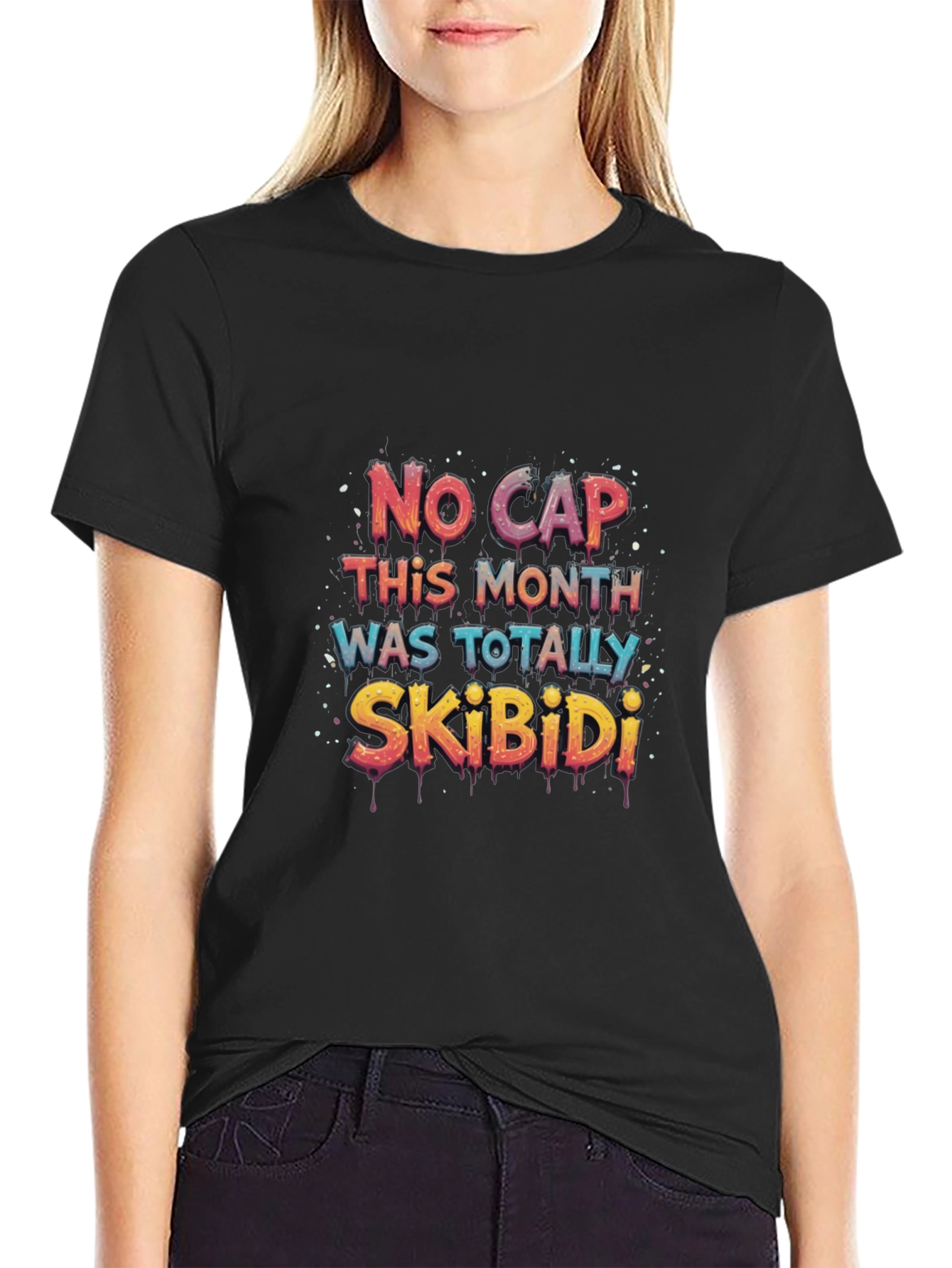 No Cap This Month Skibidi T-Shirt