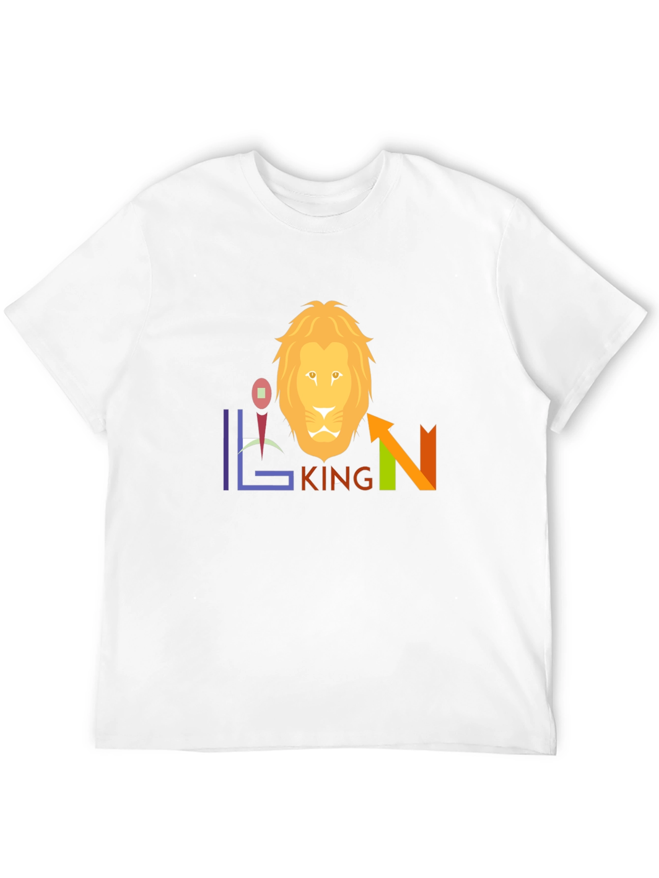 Lion King Graphic Tee - Black Cotton Blend