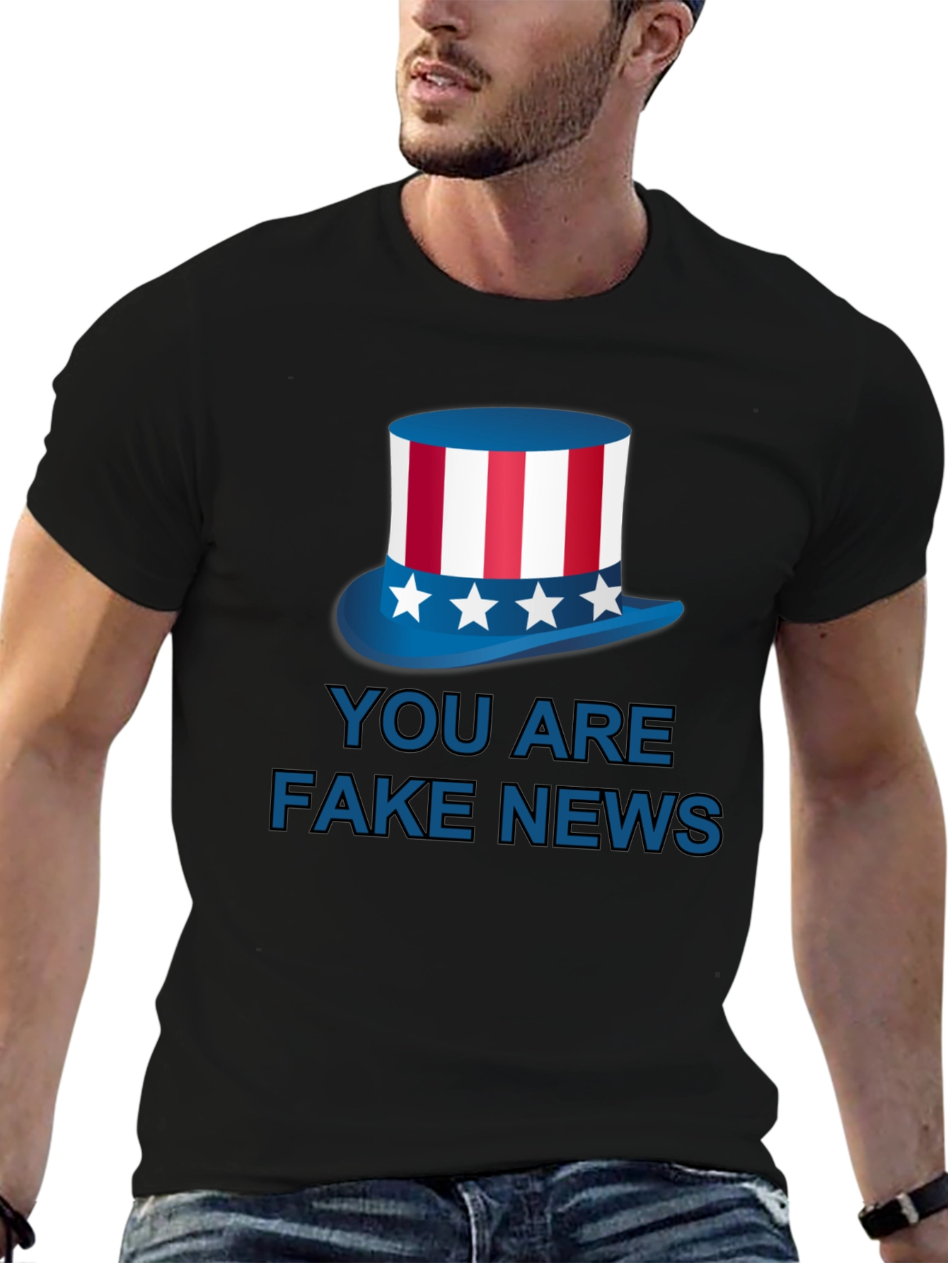 You Are Fake News Graphic T-Shirt