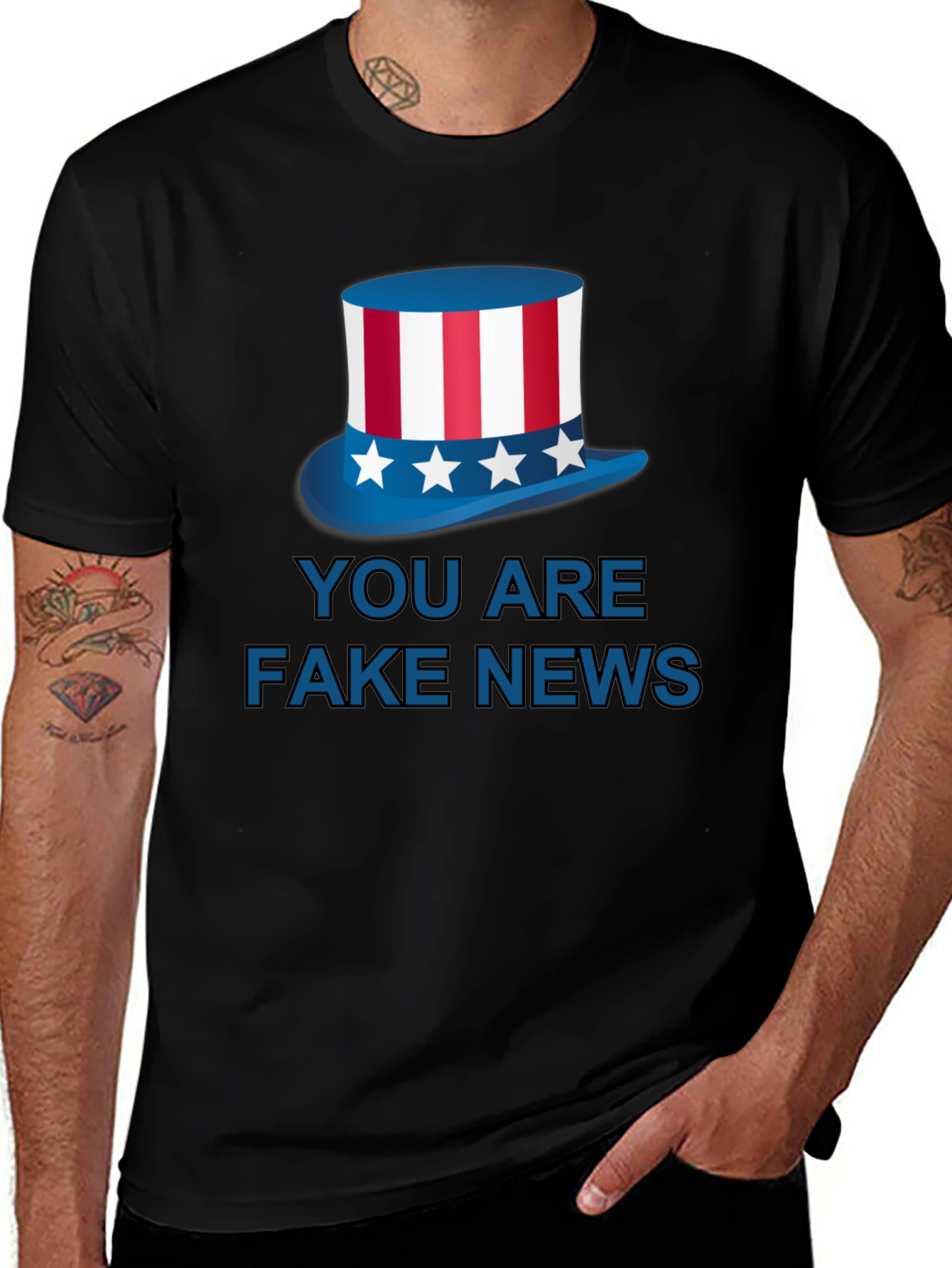 You Are Fake News Graphic T-Shirt