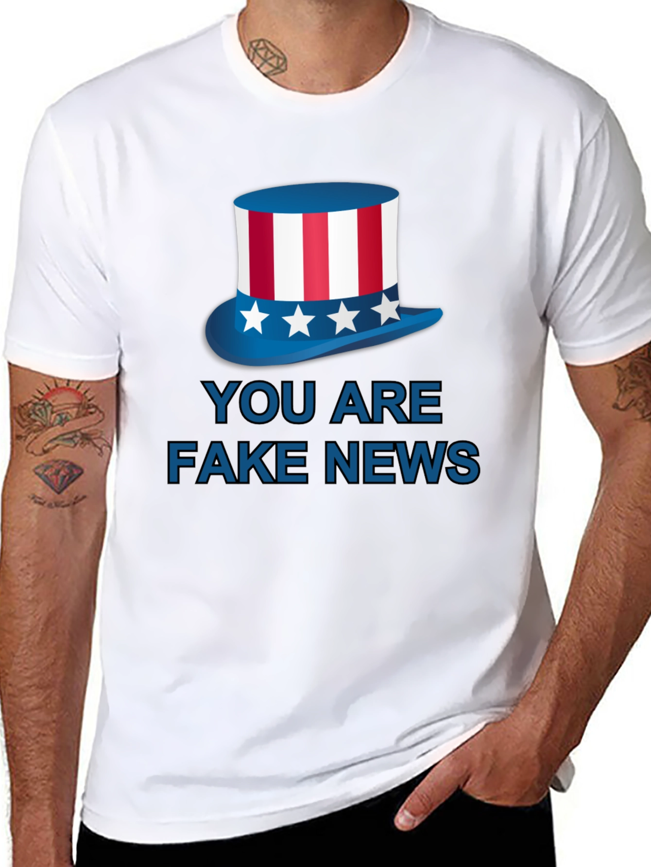 You Are Fake News Graphic T-Shirt