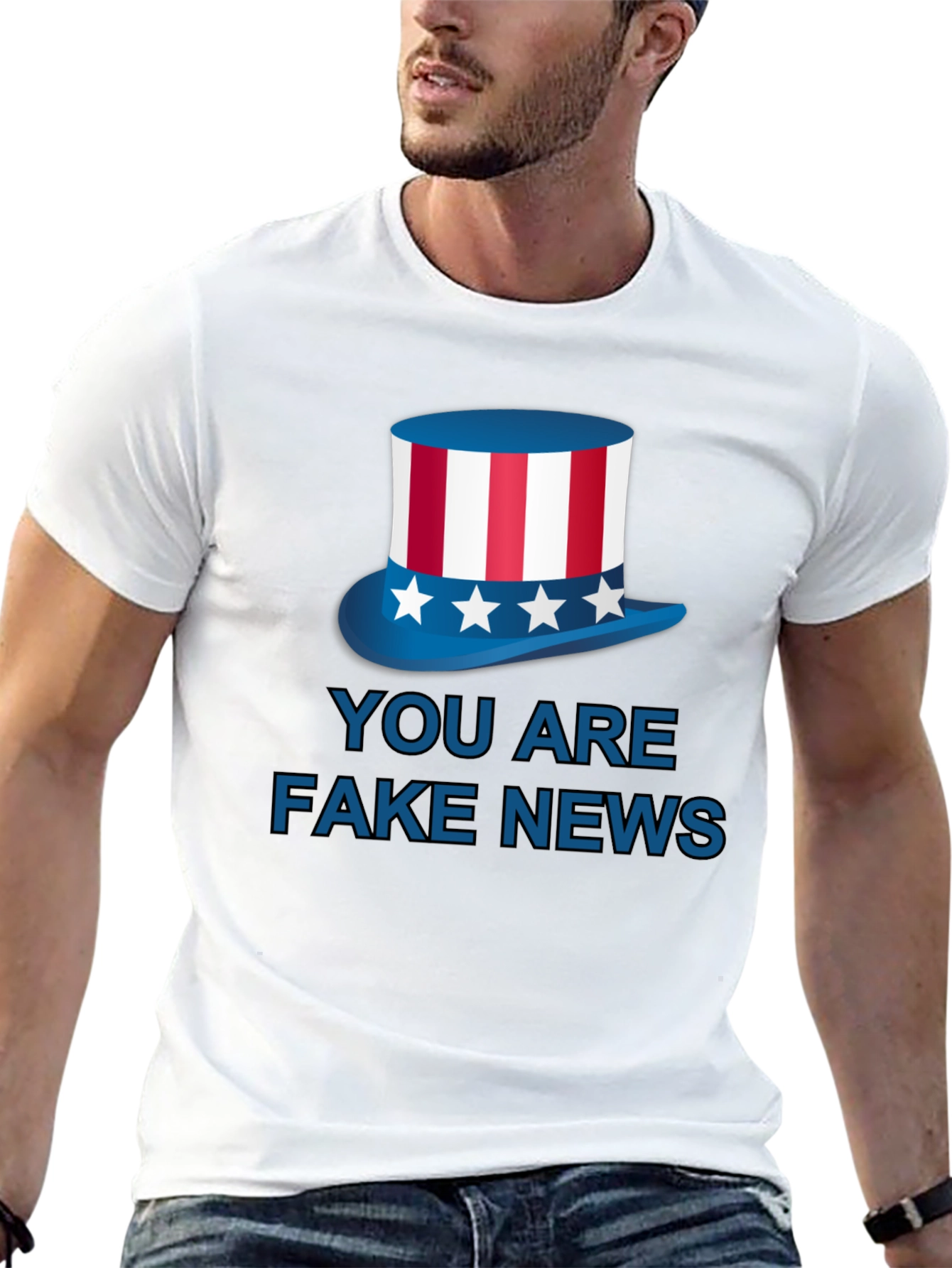 You Are Fake News Graphic T-Shirt