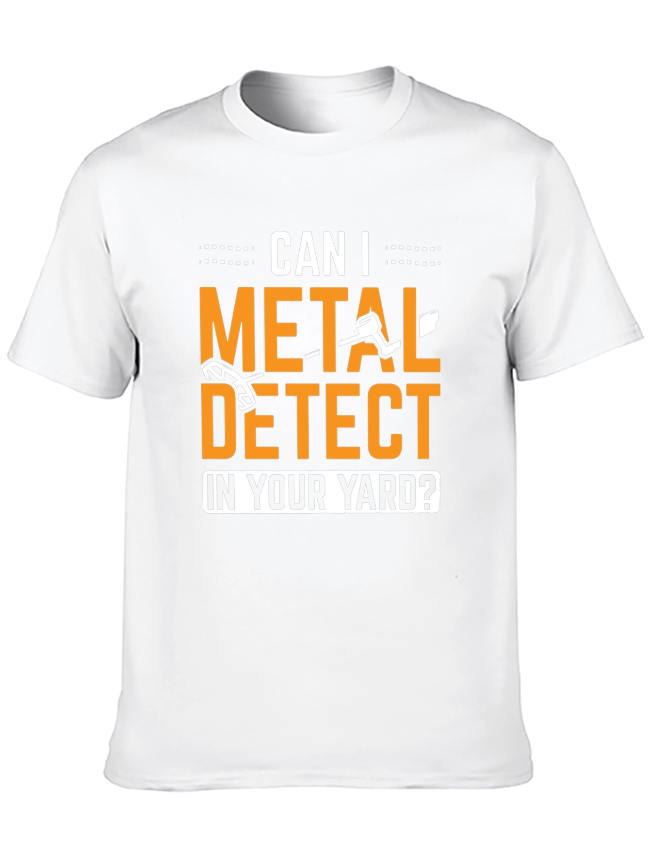 Metal Detecting T-Shirt - Yard Treasure Hunt Tee