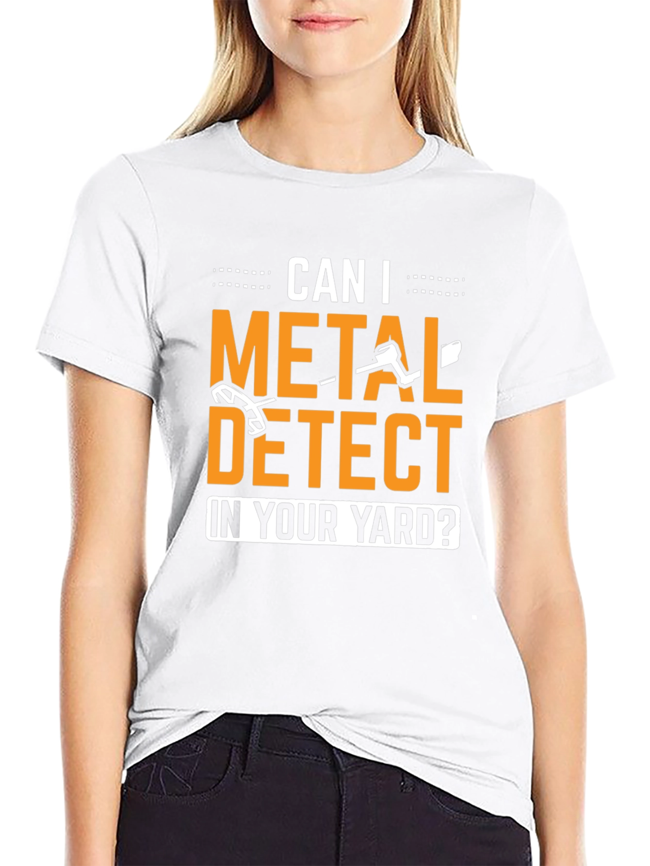 Metal Detecting T-Shirt - Yard Treasure Hunt Tee