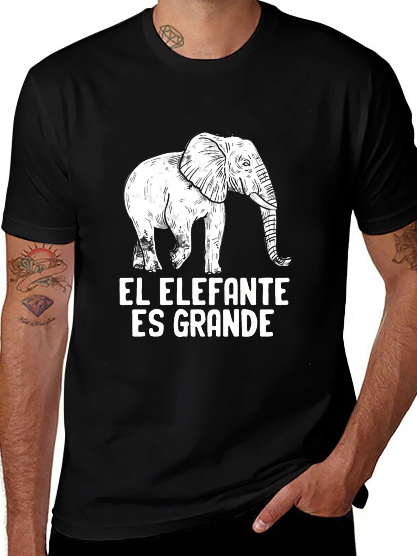 Elephant Graphic Tee - El Elefante Es Grande
