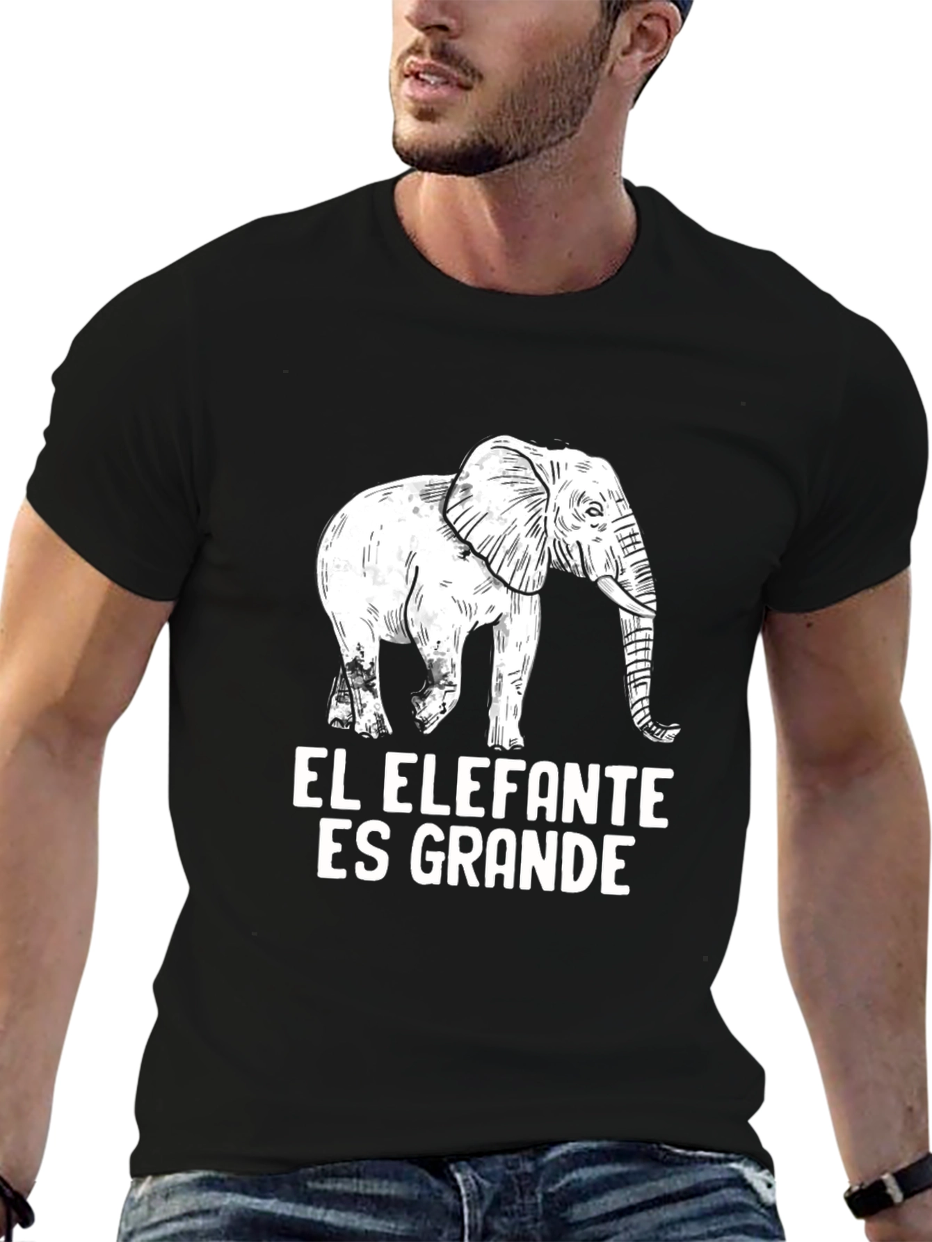 Elephant Graphic Tee - El Elefante Es Grande