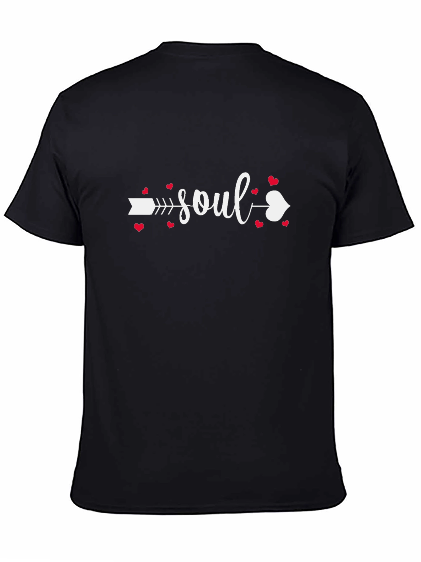 Soul Mate Graphic T-Shirt Love Arrow Heart Design