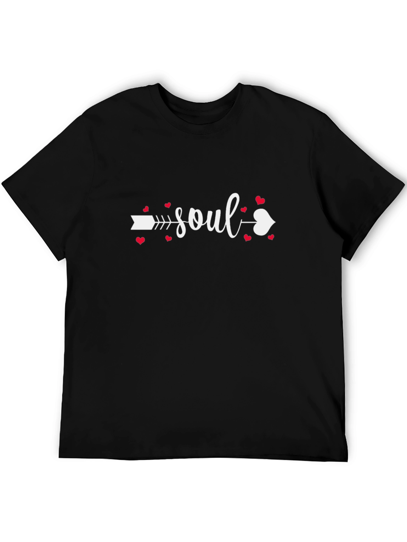 Soul Mate Graphic T-Shirt Love Arrow Heart Design