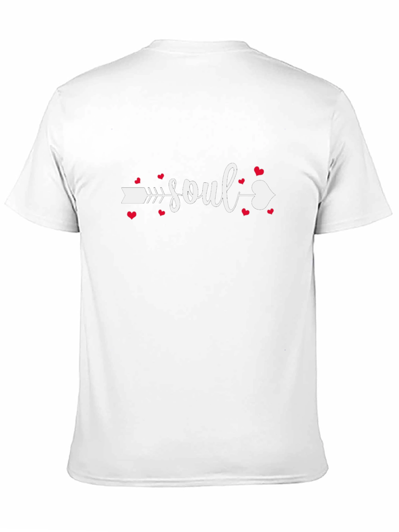 Soul Mate Graphic T-Shirt Love Arrow Heart Design