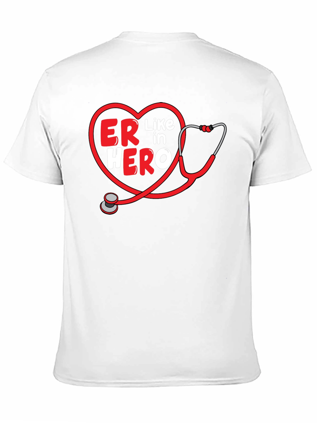 ER Hero Stethoscope T-Shirt - Emergency Room Apparel