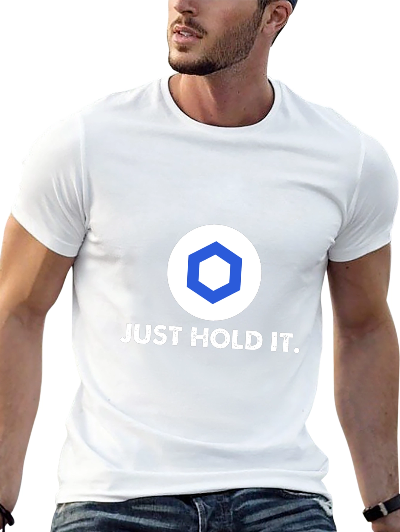 Just Hold It Crypto T-Shirt - Black