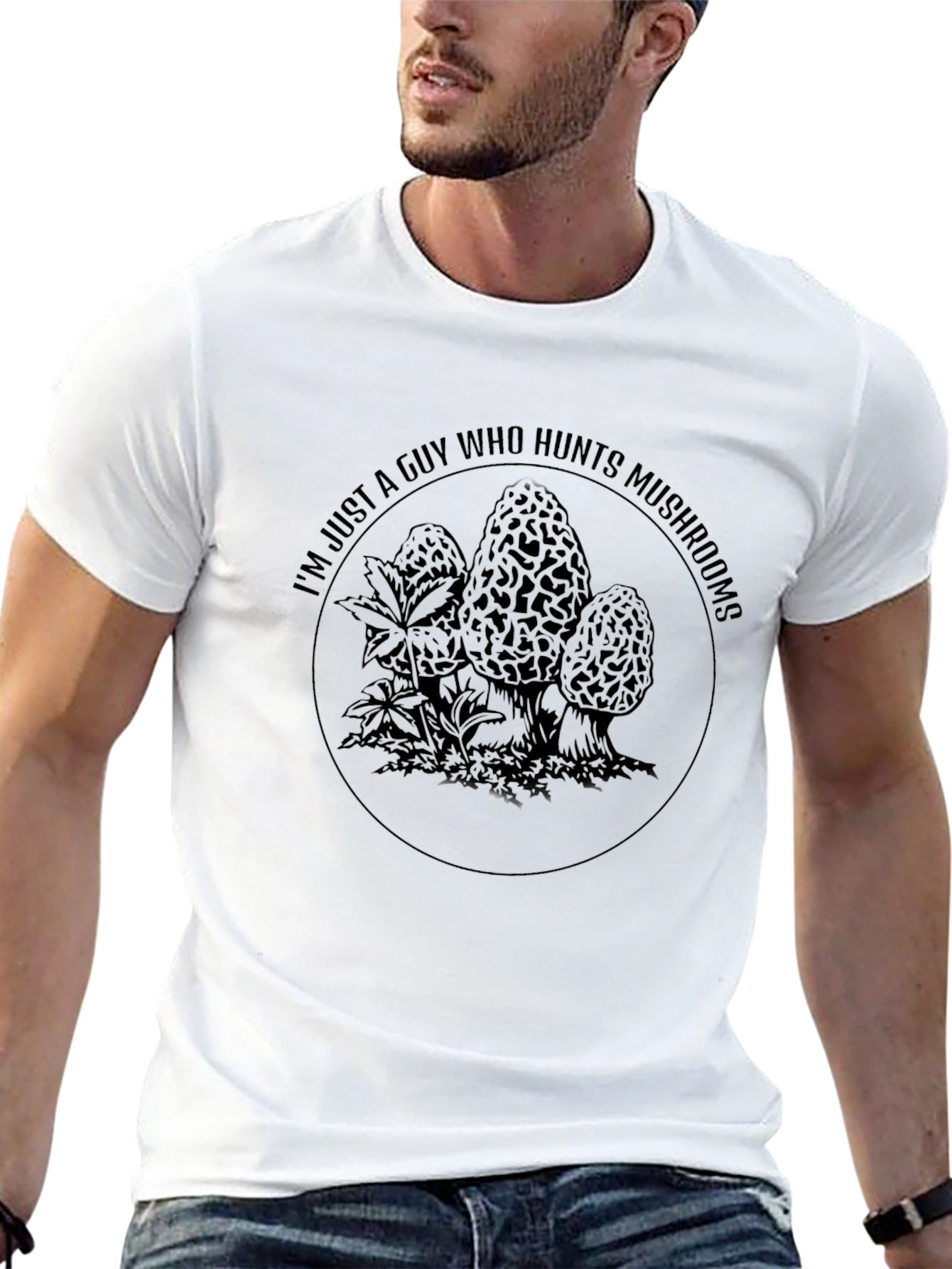 Mushroom Hunter Graphic T-Shirt