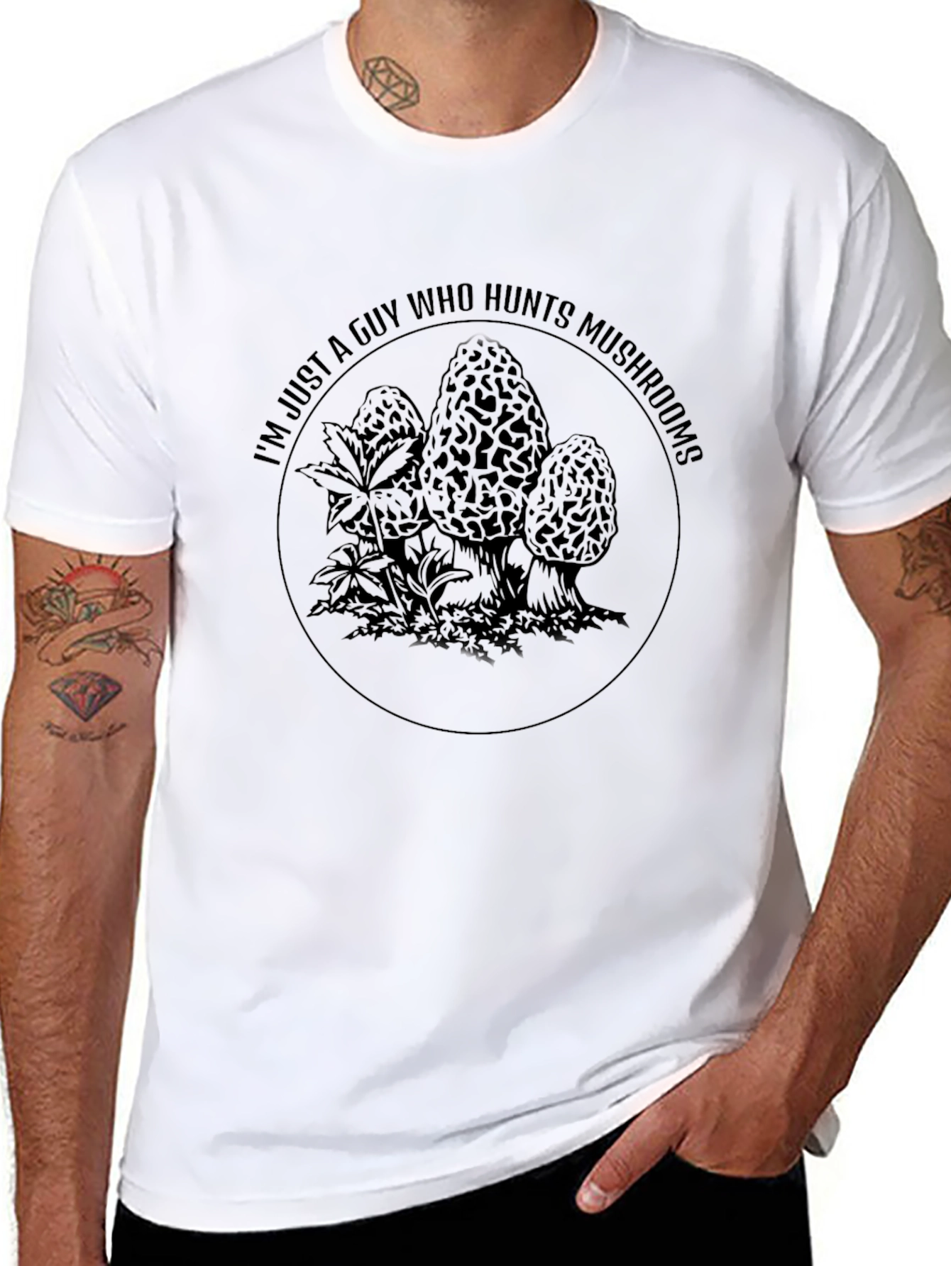 Mushroom Hunter Graphic T-Shirt