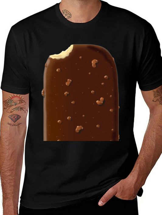 Ice Cream Bar Graphic Tee - Black