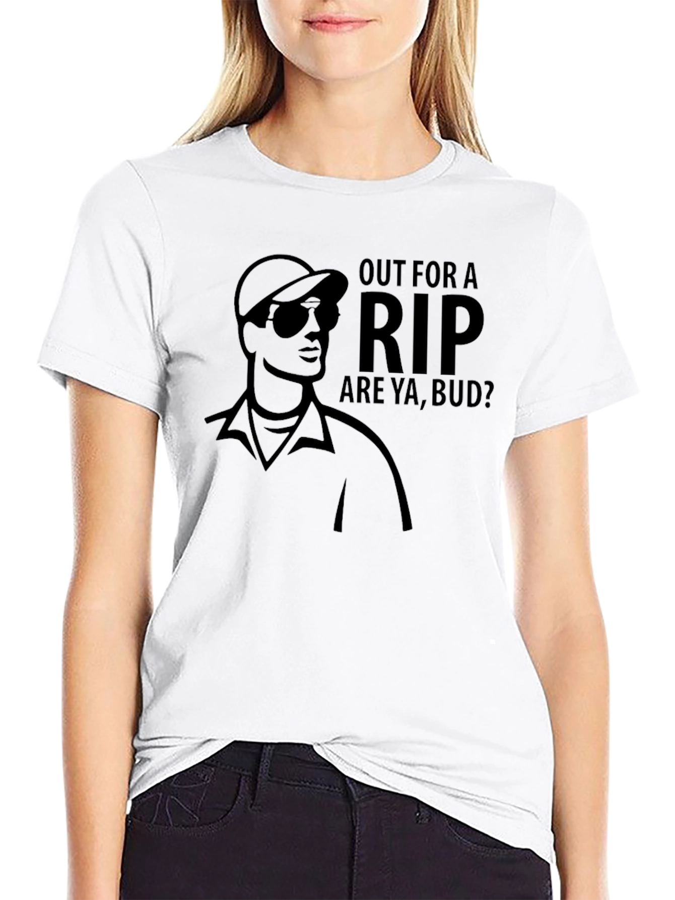 Out for a Rip T-Shirt Black Graphic Tee