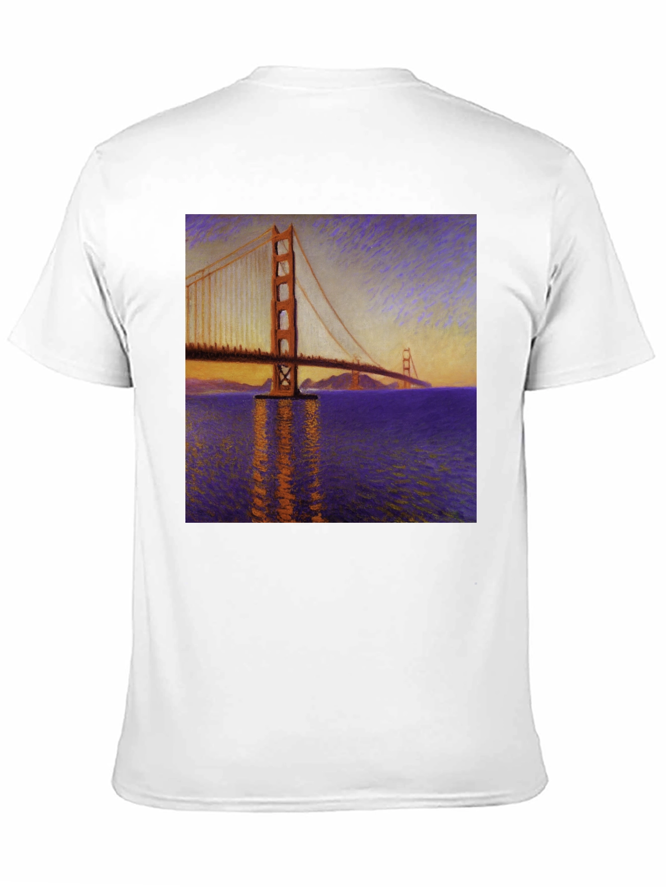 Golden Gate Bridge Art Graphic Tee
