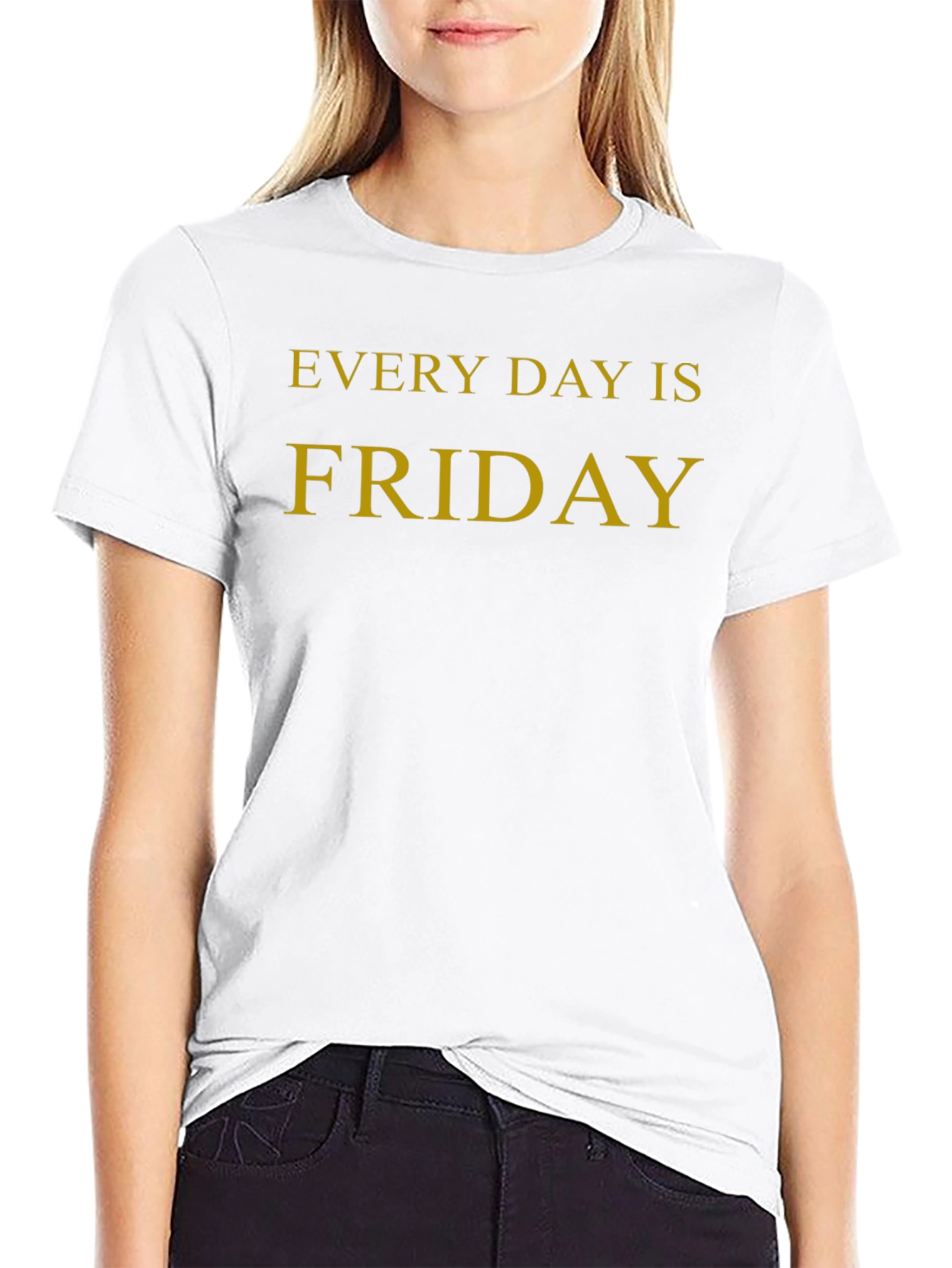 Every Day is Friday Graphic Tee - Black