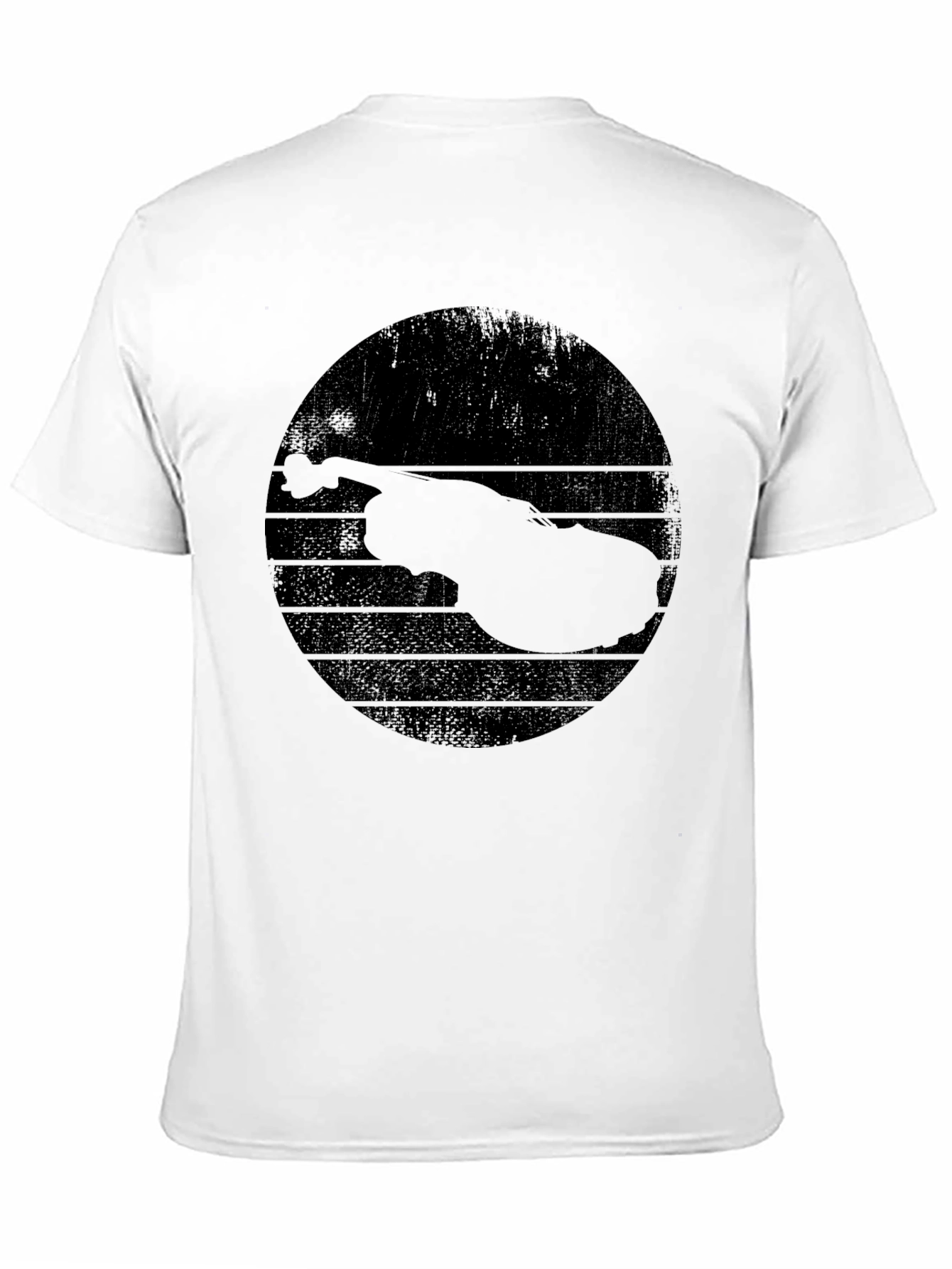 Retro Violin Graphic Black T-Shirt
