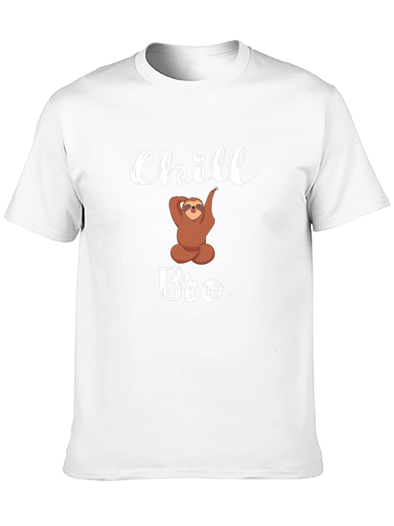 Chill Bro Sloth Graphic T-Shirt
