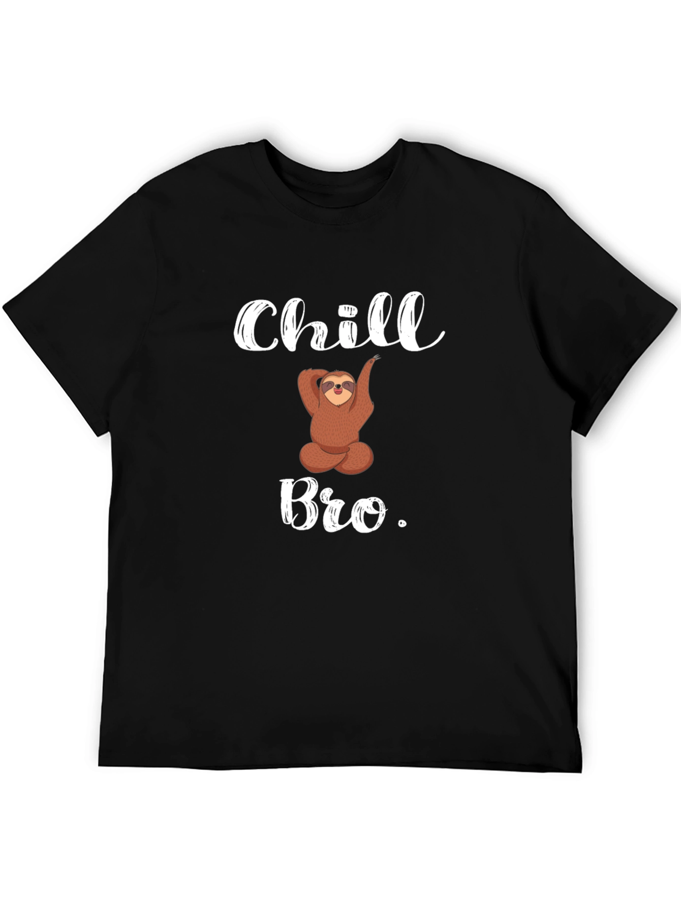 Chill Bro Sloth Graphic T-Shirt