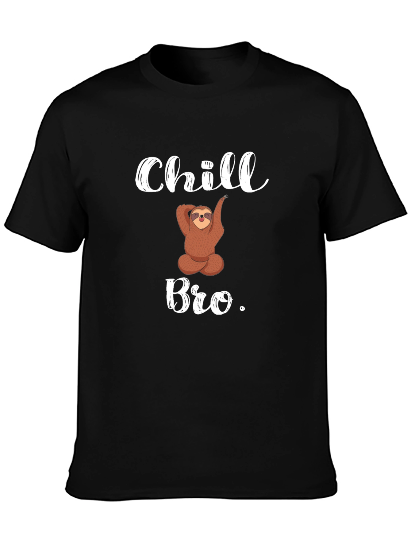 Chill Bro Sloth Graphic T-Shirt