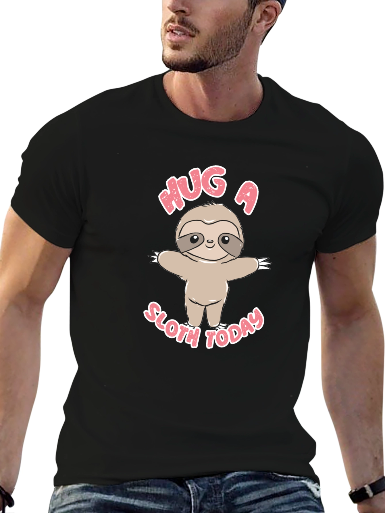 Hug A Sloth Today T-Shirt