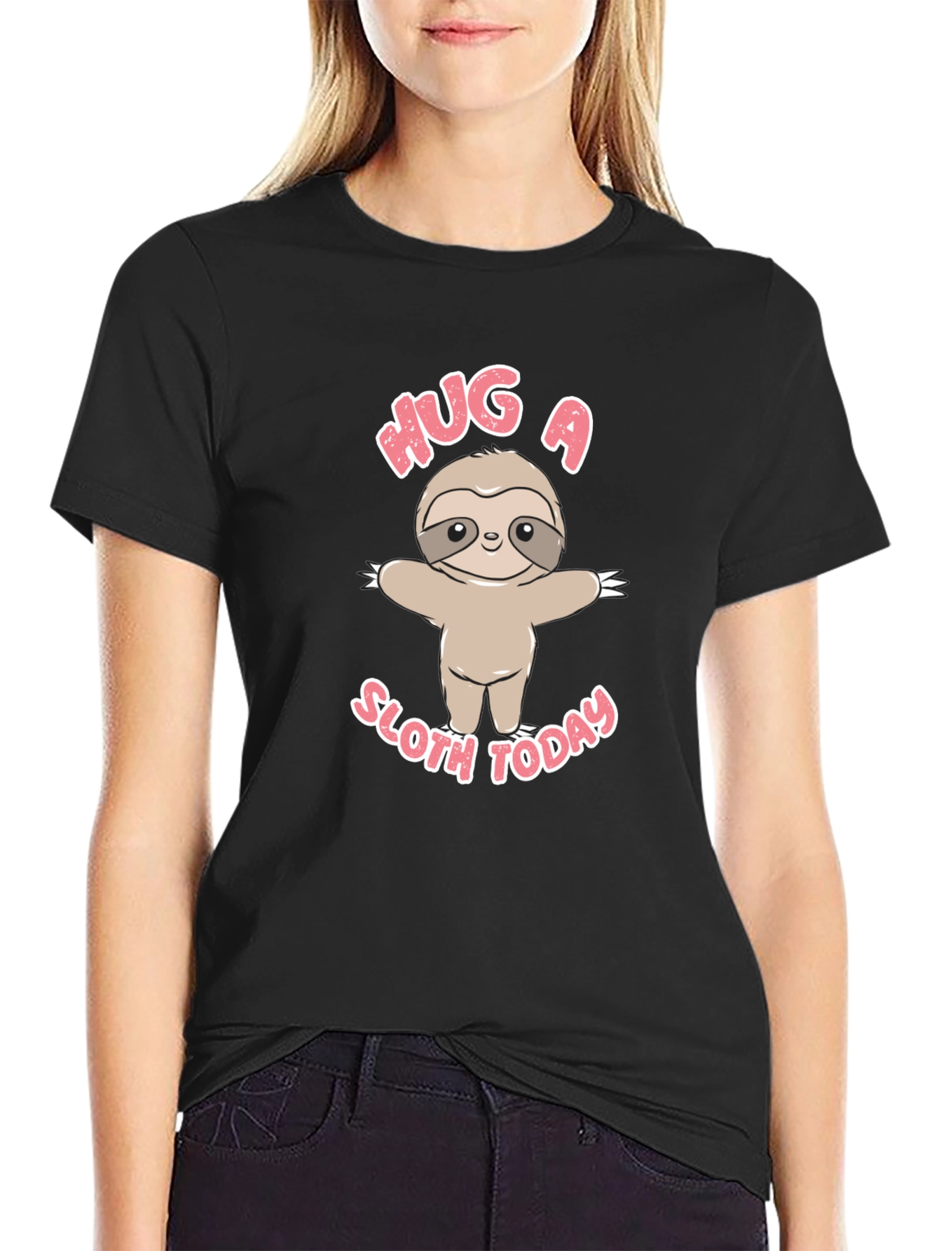 Hug A Sloth Today T-Shirt