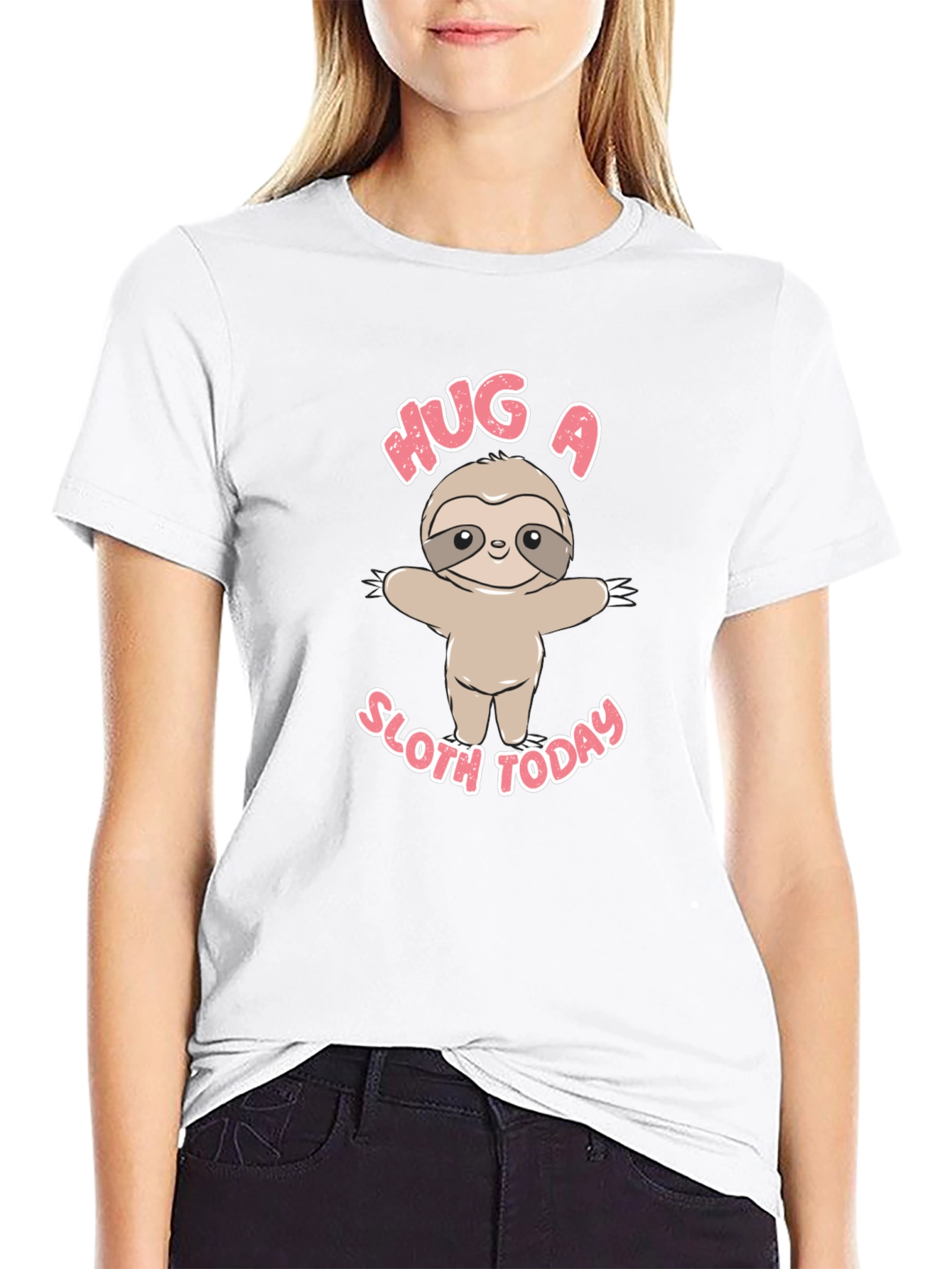 Hug A Sloth Today T-Shirt