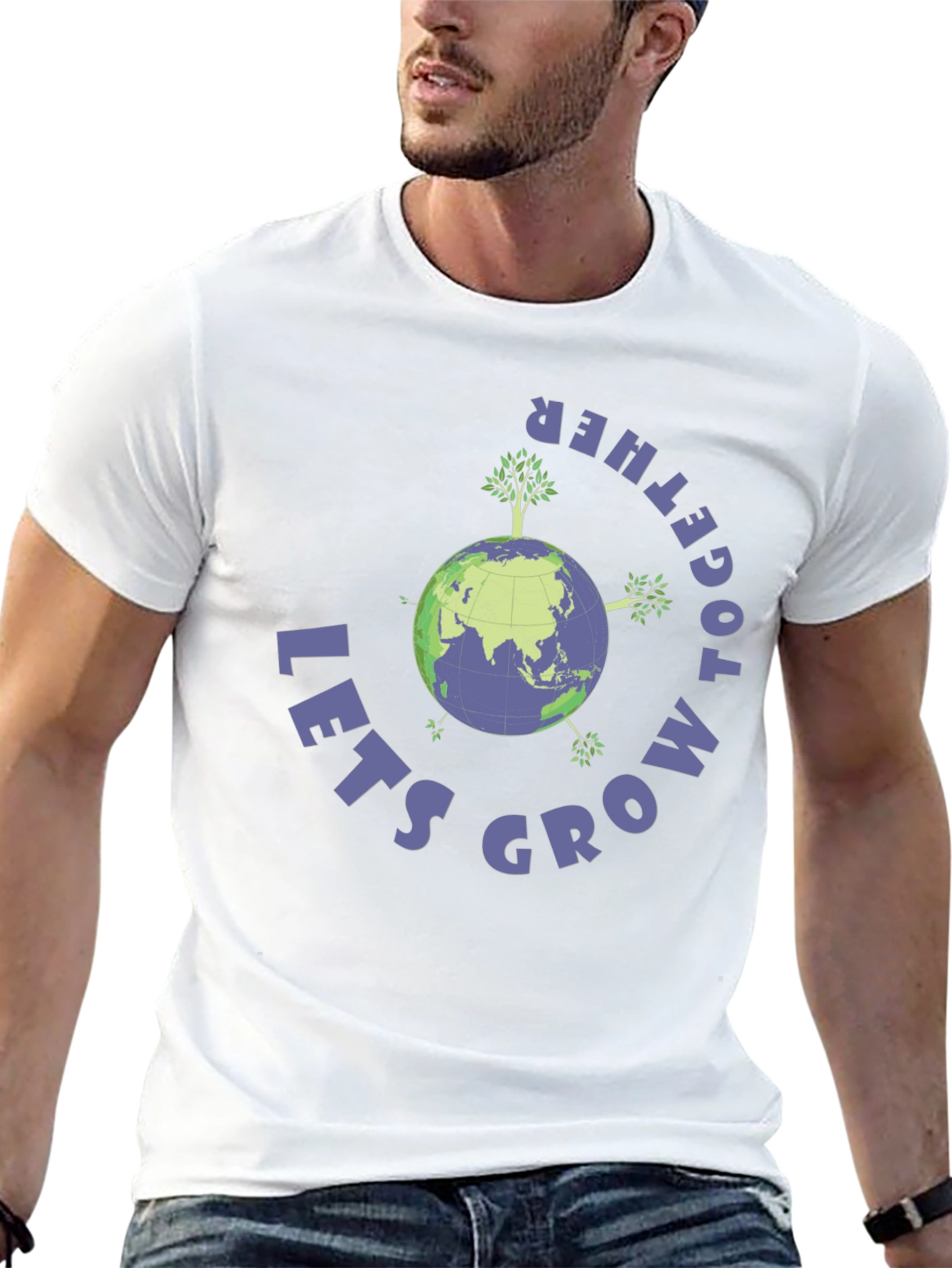 Eco-Friendly Lets Grow Together T-Shirt