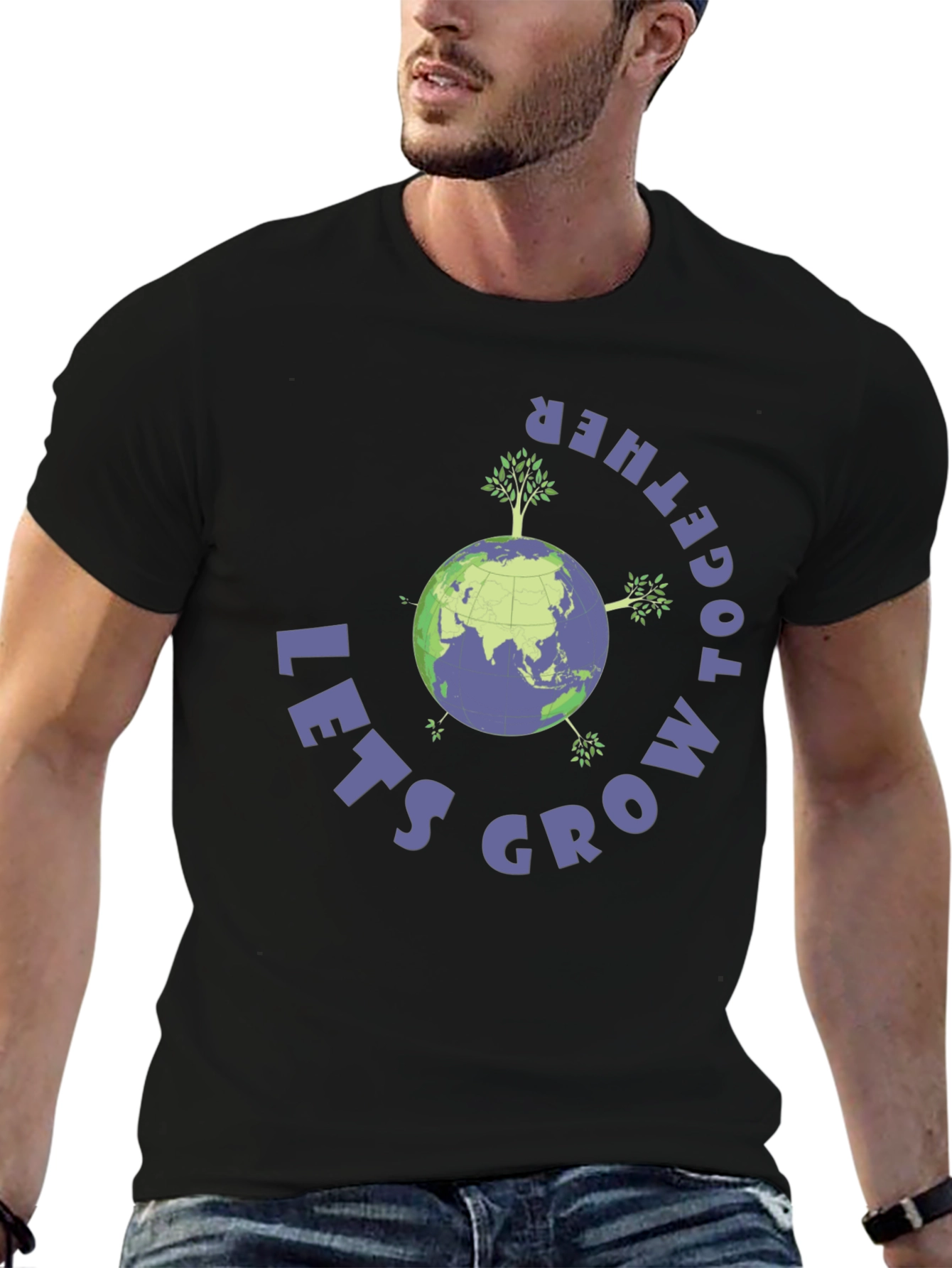 Eco-Friendly Lets Grow Together T-Shirt