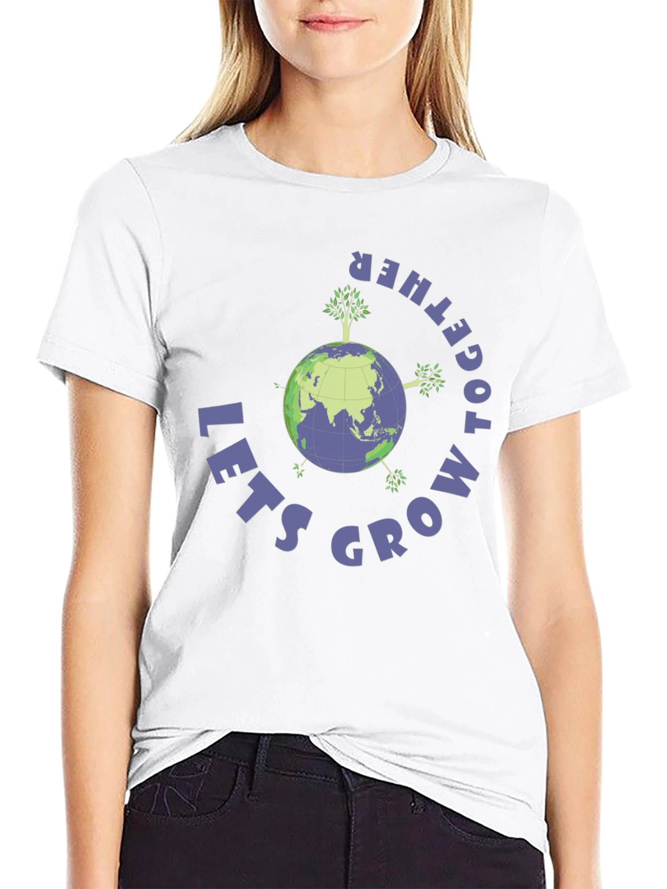 Eco-Friendly Lets Grow Together T-Shirt