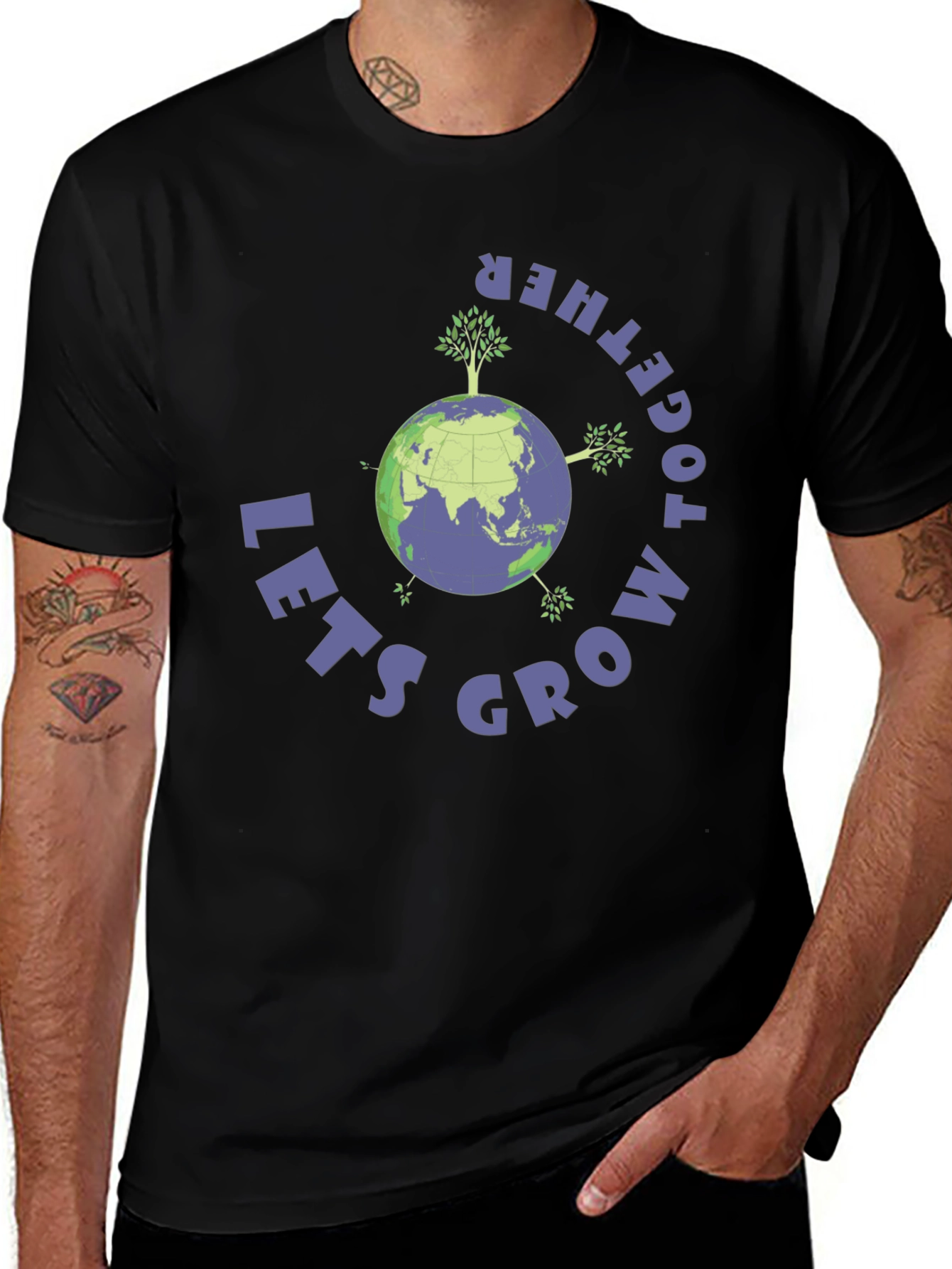 Eco-Friendly Lets Grow Together T-Shirt