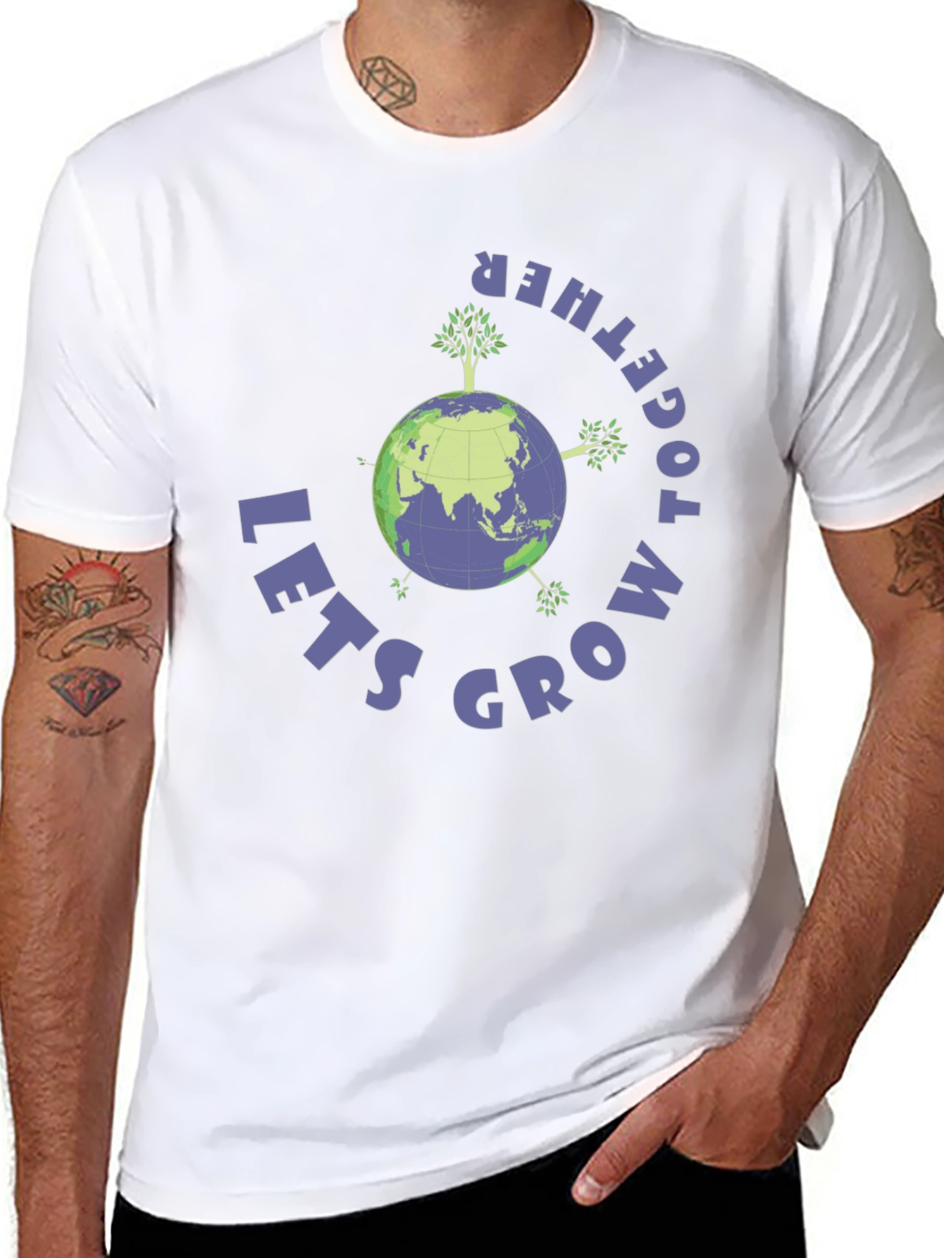 Eco-Friendly Lets Grow Together T-Shirt