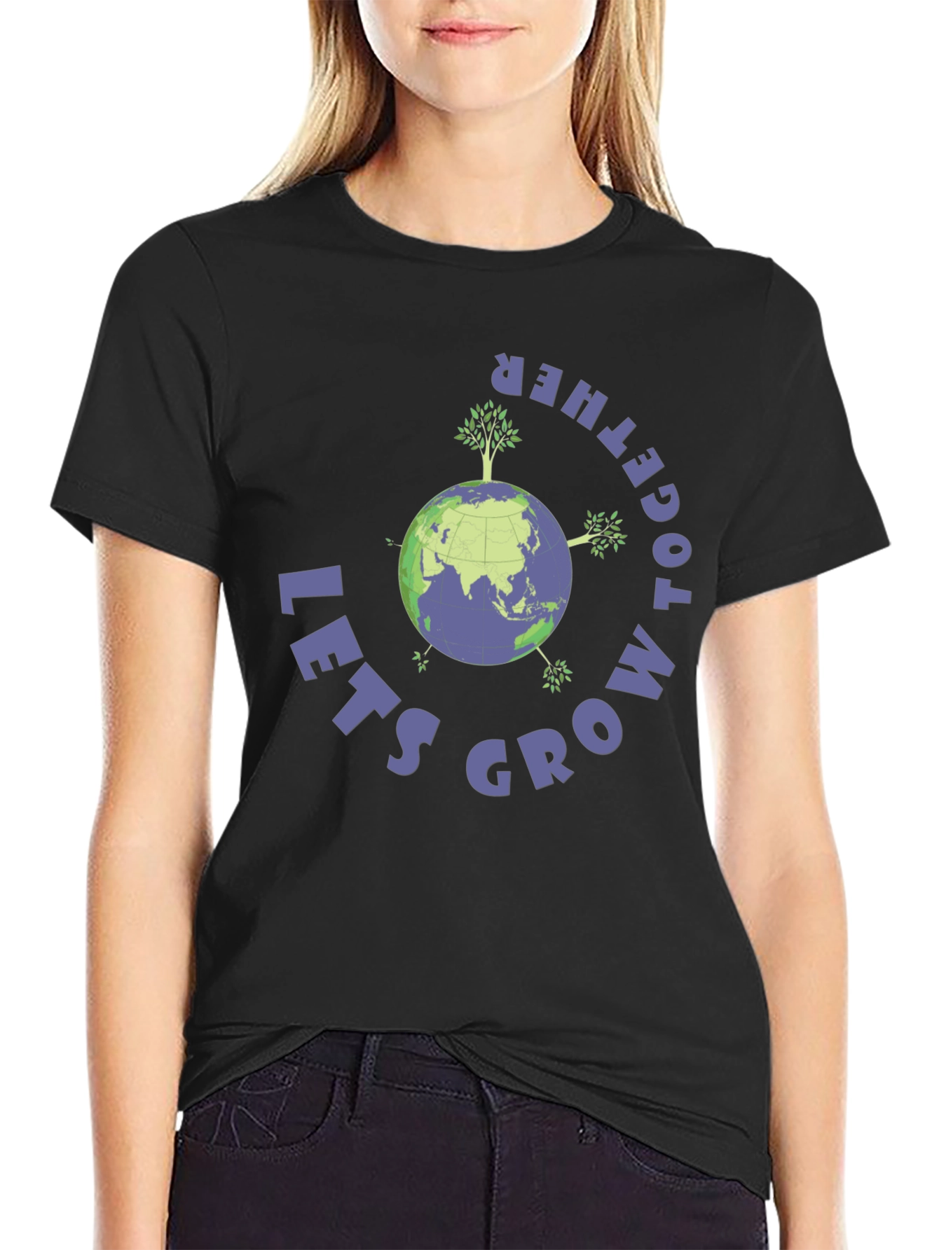 Eco-Friendly Lets Grow Together T-Shirt