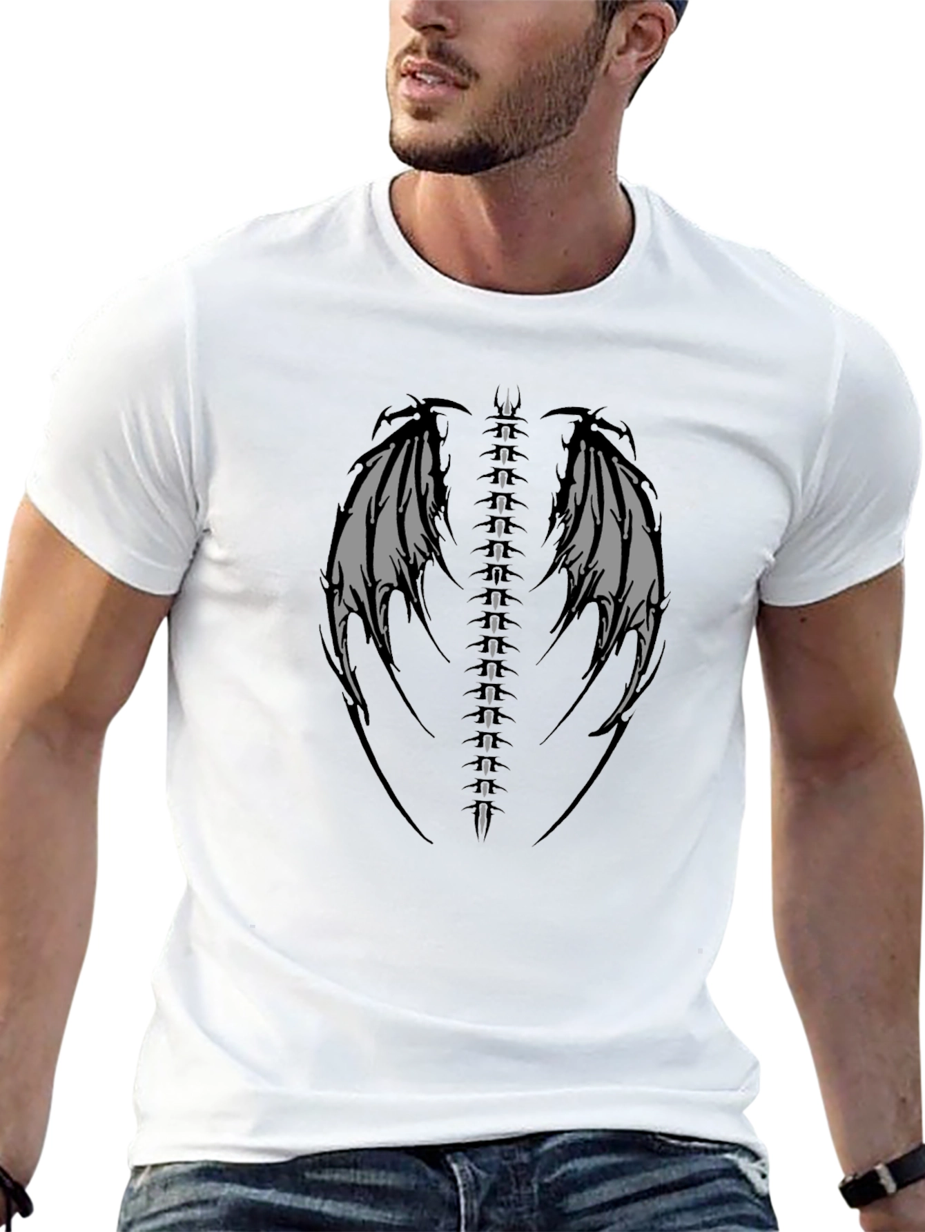 Dragon Spine Black T-Shirt