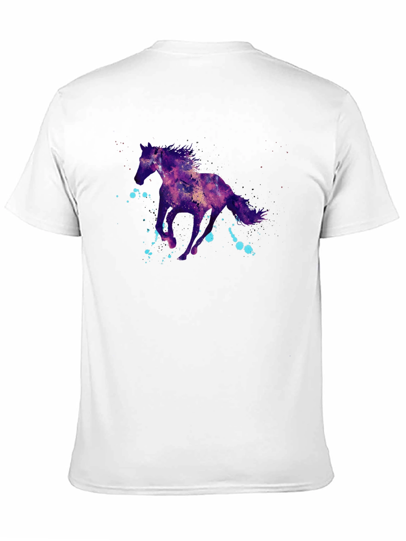 Galaxy Horse Graphic T-Shirt - Stylish Mens Tee