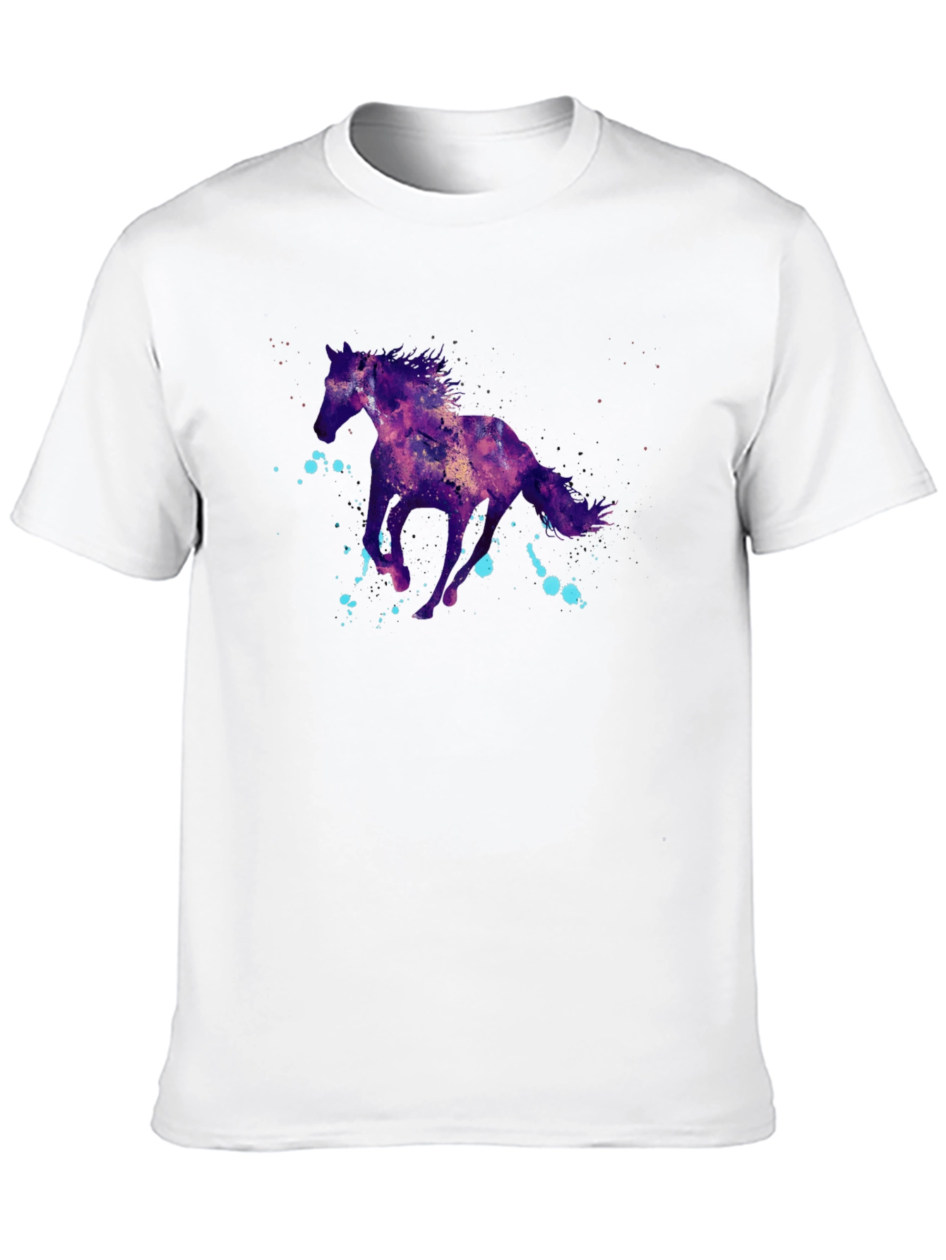 Galaxy Horse Graphic T-Shirt - Stylish Mens Tee