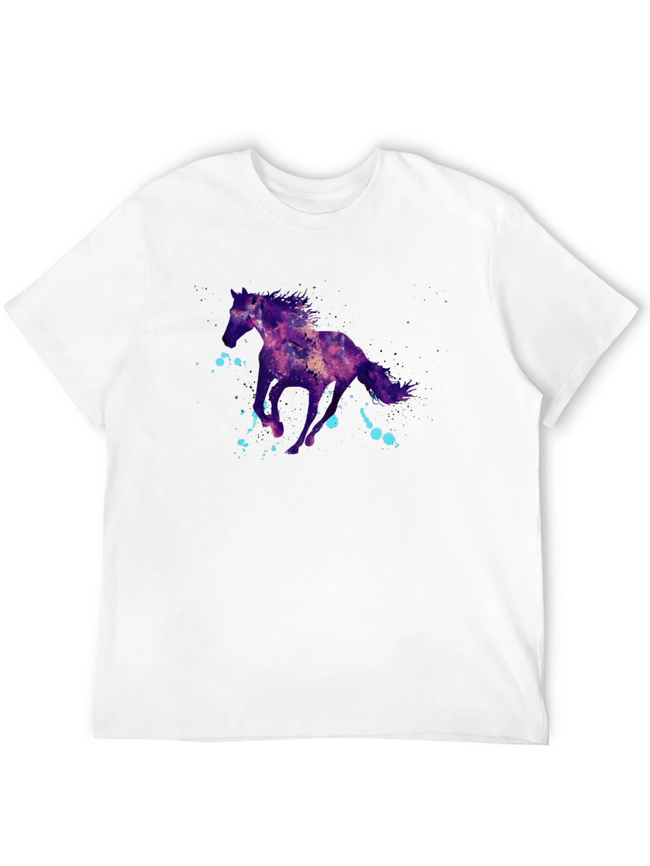 Galaxy Horse Graphic T-Shirt - Stylish Mens Tee