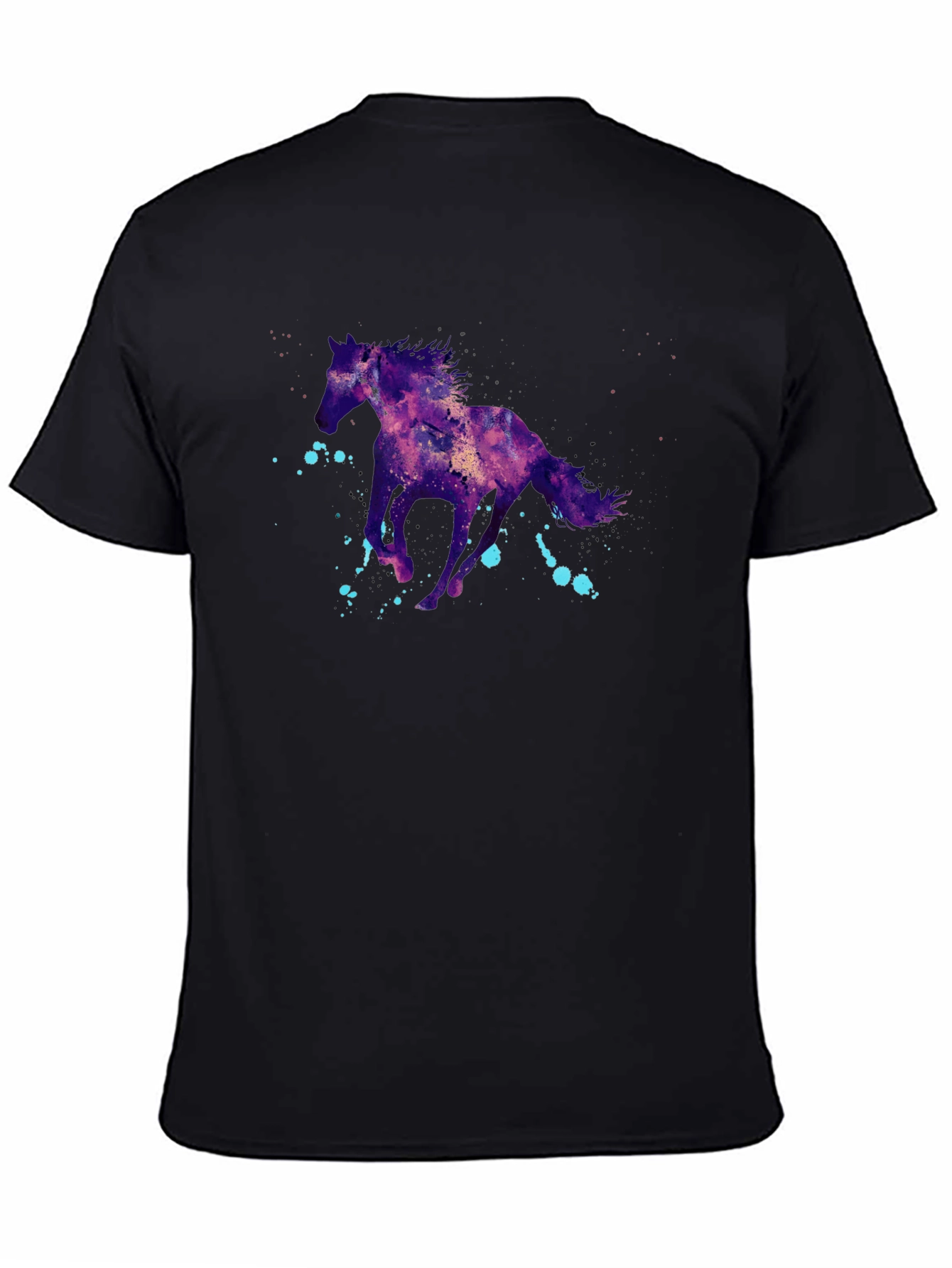 Galaxy Horse Graphic T-Shirt - Stylish Mens Tee