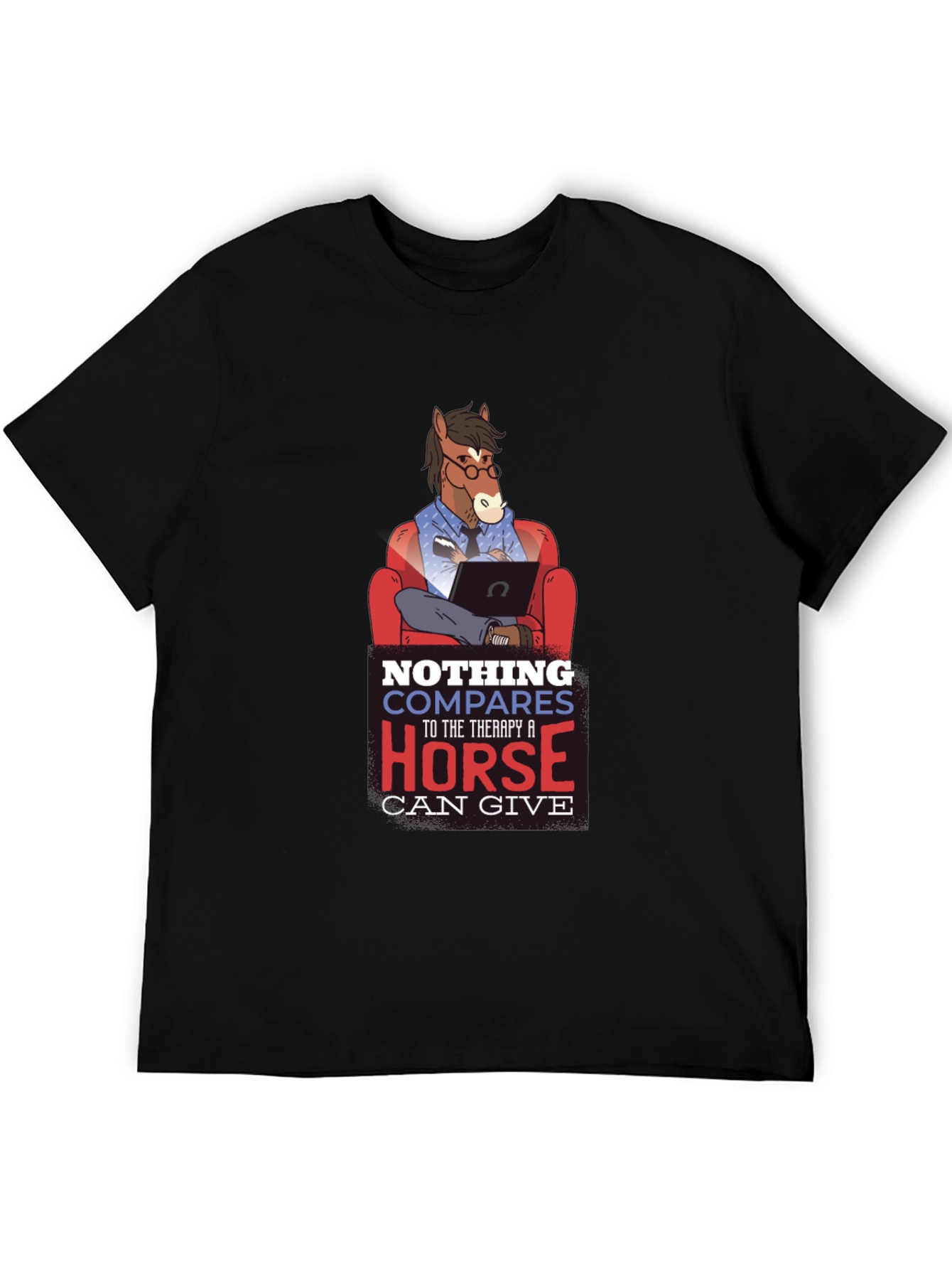 Therapy Horse Graphic T-Shirt