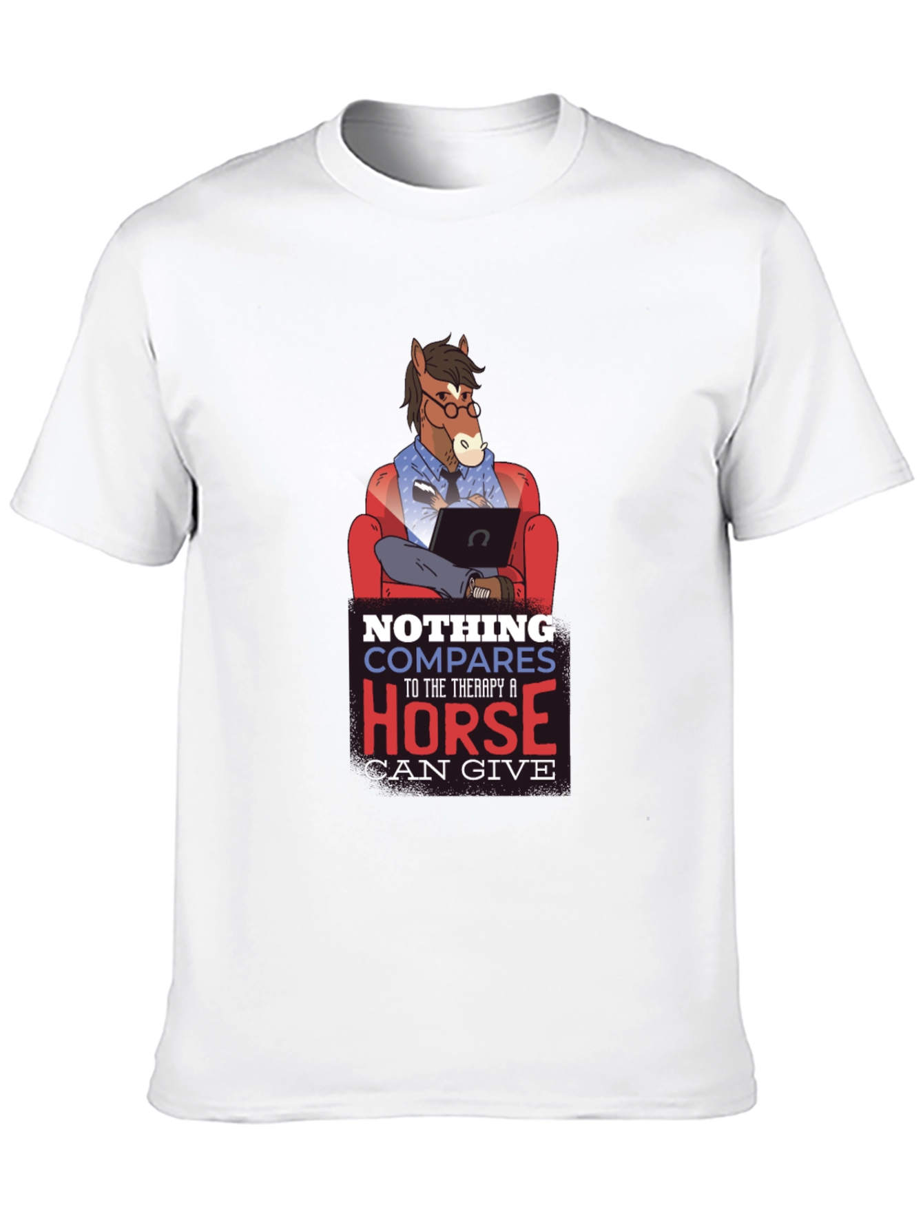 Therapy Horse Graphic T-Shirt