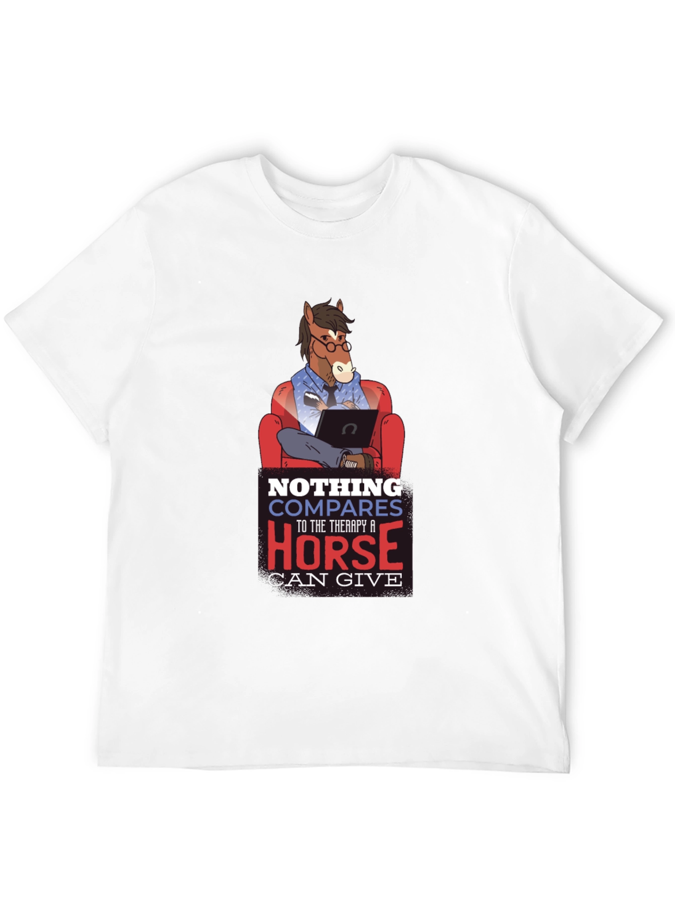 Therapy Horse Graphic T-Shirt