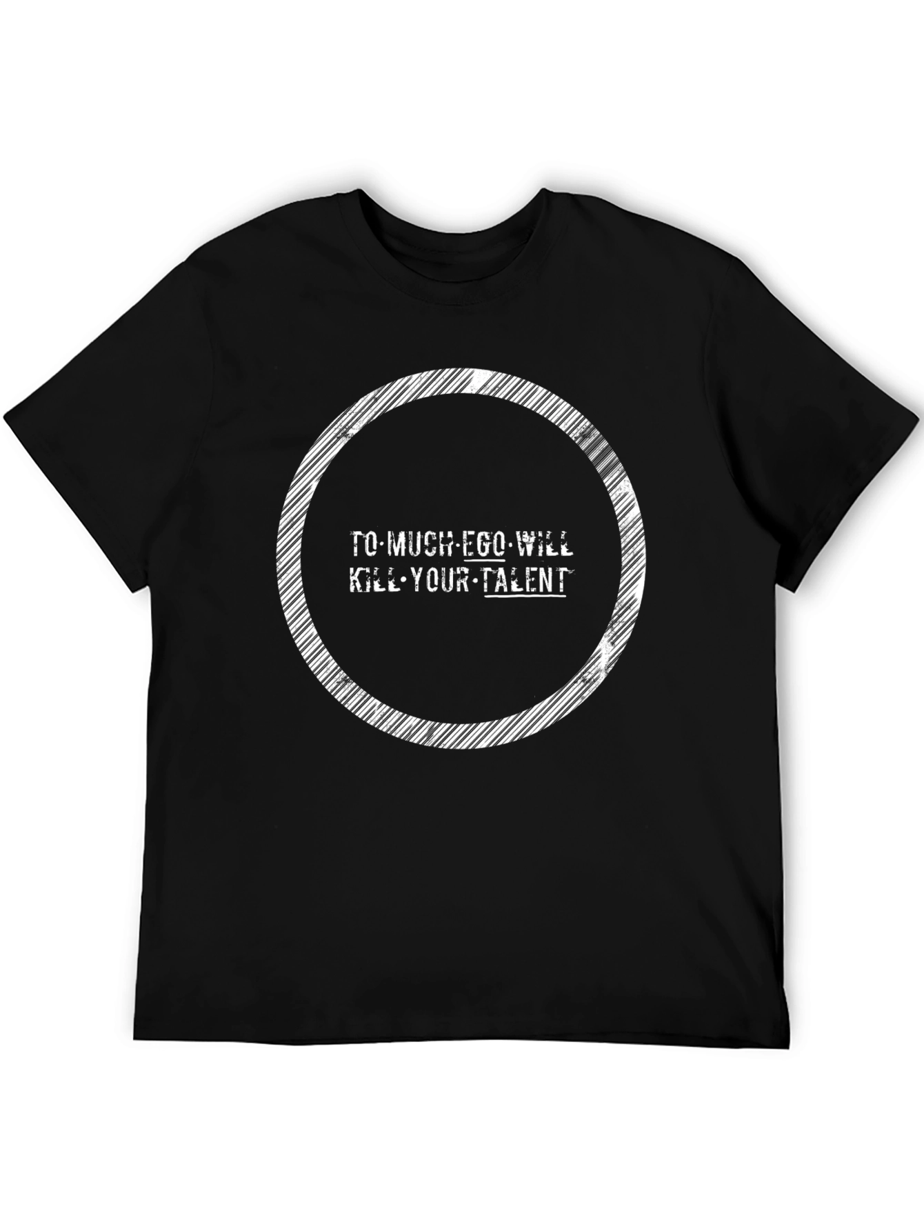 Ego Kills Talent Graphic Black T-Shirt