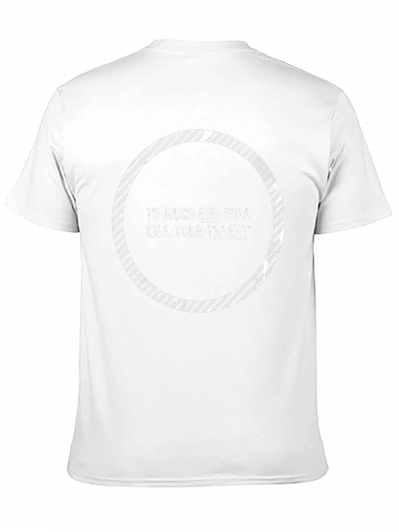 Ego Kills Talent Graphic Black T-Shirt