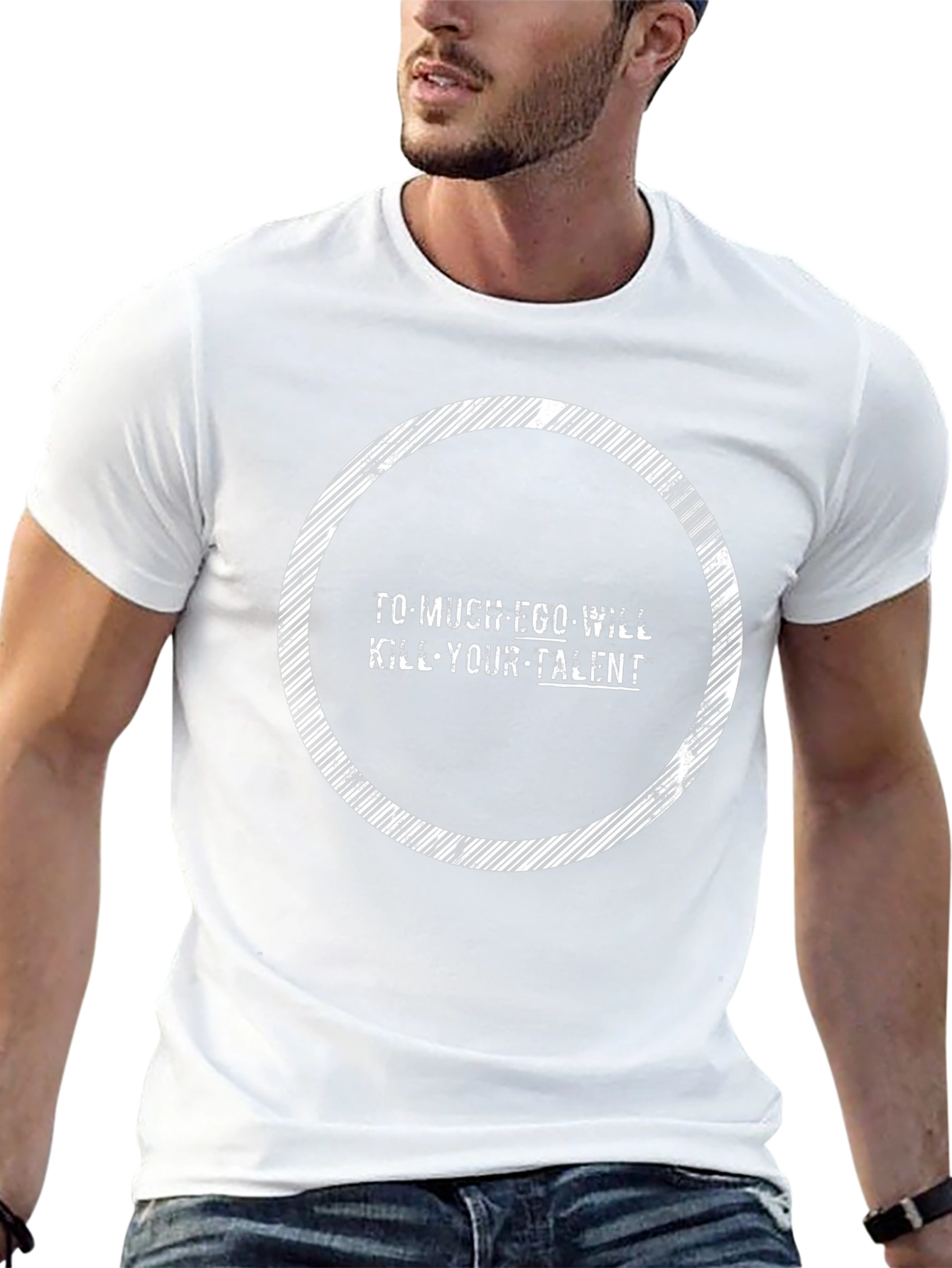 Ego Kills Talent Graphic Black T-Shirt