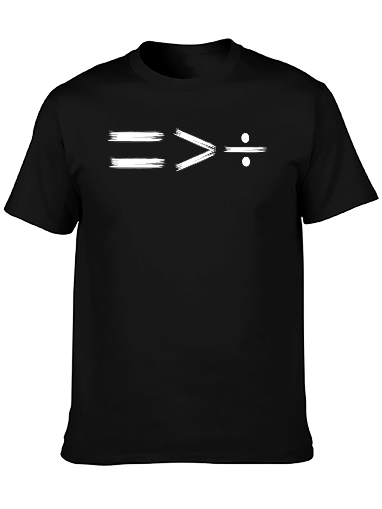 Equality Greater Than Division Math Humor T-Shirt